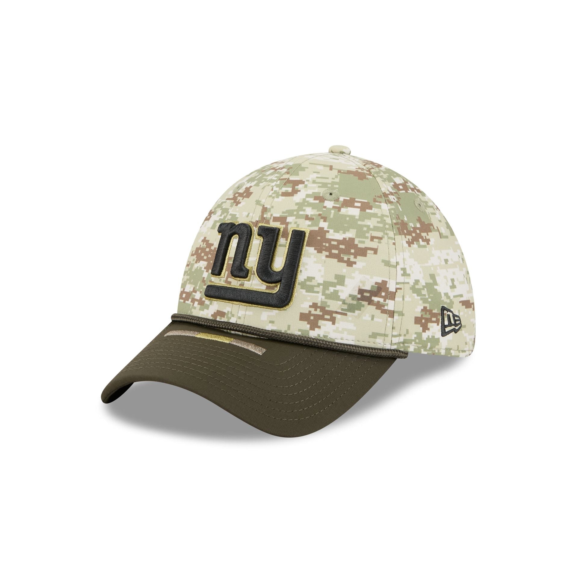 New York Giants New Era 2025 NFL Salute to Service 39THIRTY Flex Fit Cap Camouflage
