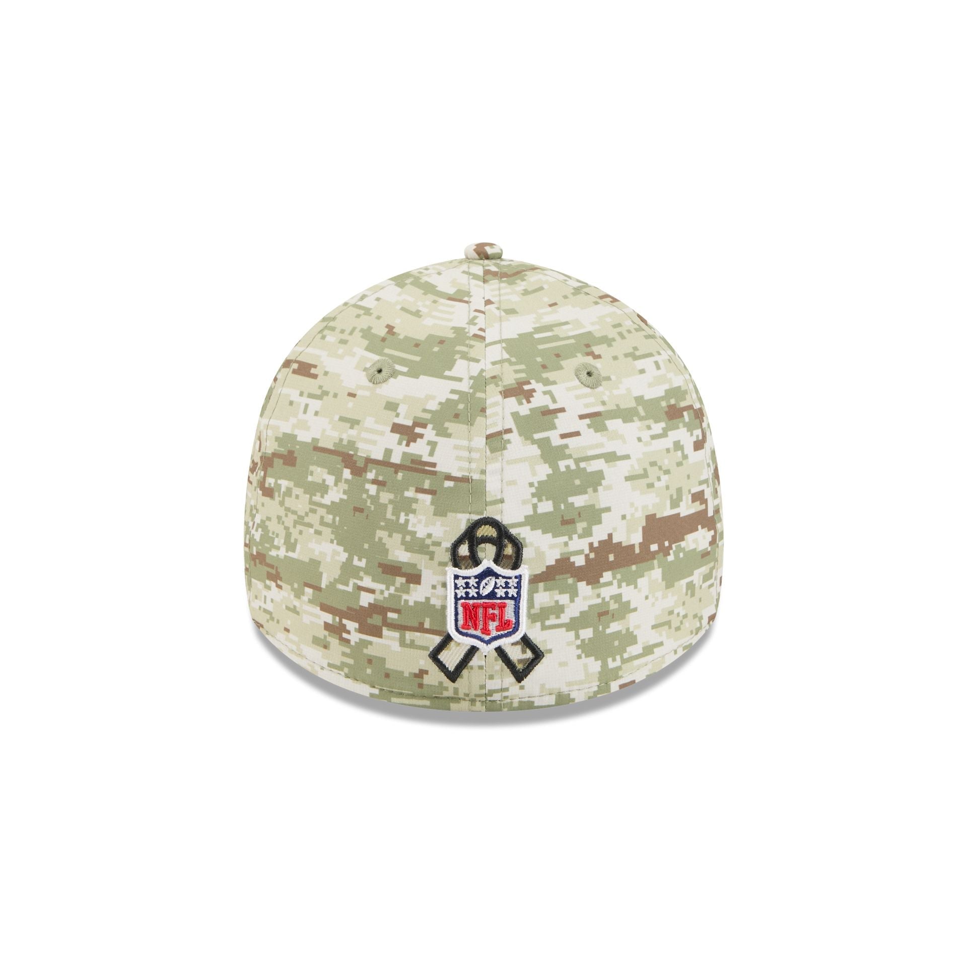New York Giants New Era 2025 NFL Salute to Service 39THIRTY Flex Fit Cap Camouflage