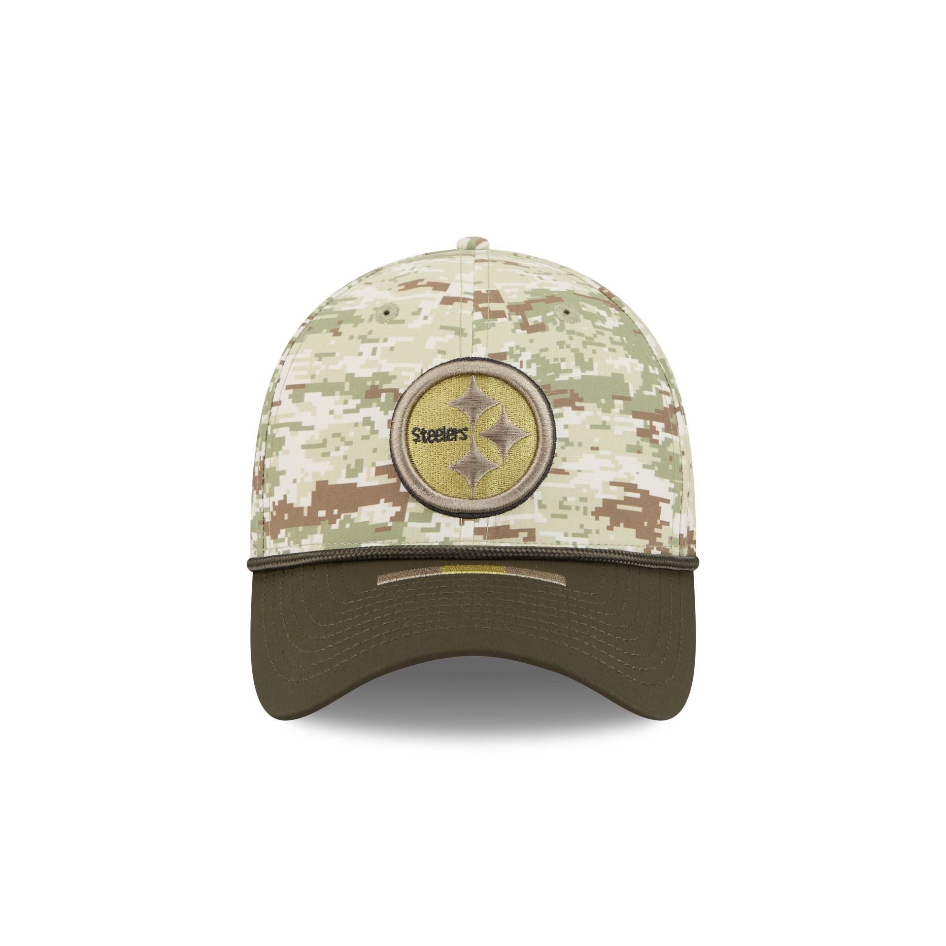 Pittsburgh Steelers New Era 2025 NFL Salute to Service 39THIRTY Flex Fit Cap Camouflage