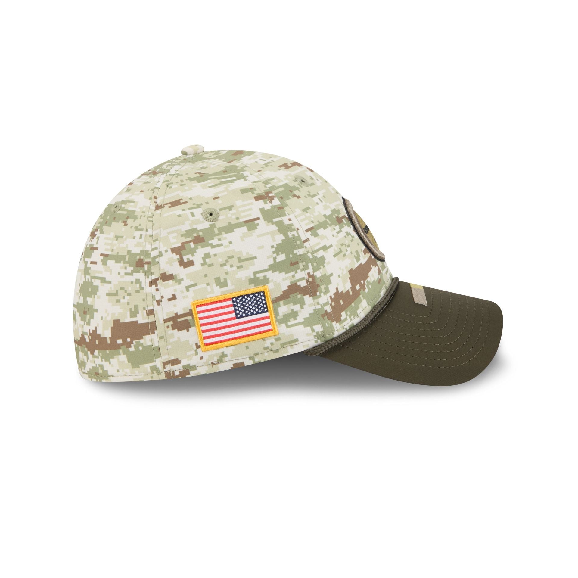 Pittsburgh Steelers New Era 2025 NFL Salute to Service 39THIRTY Flex Fit Cap Camouflage