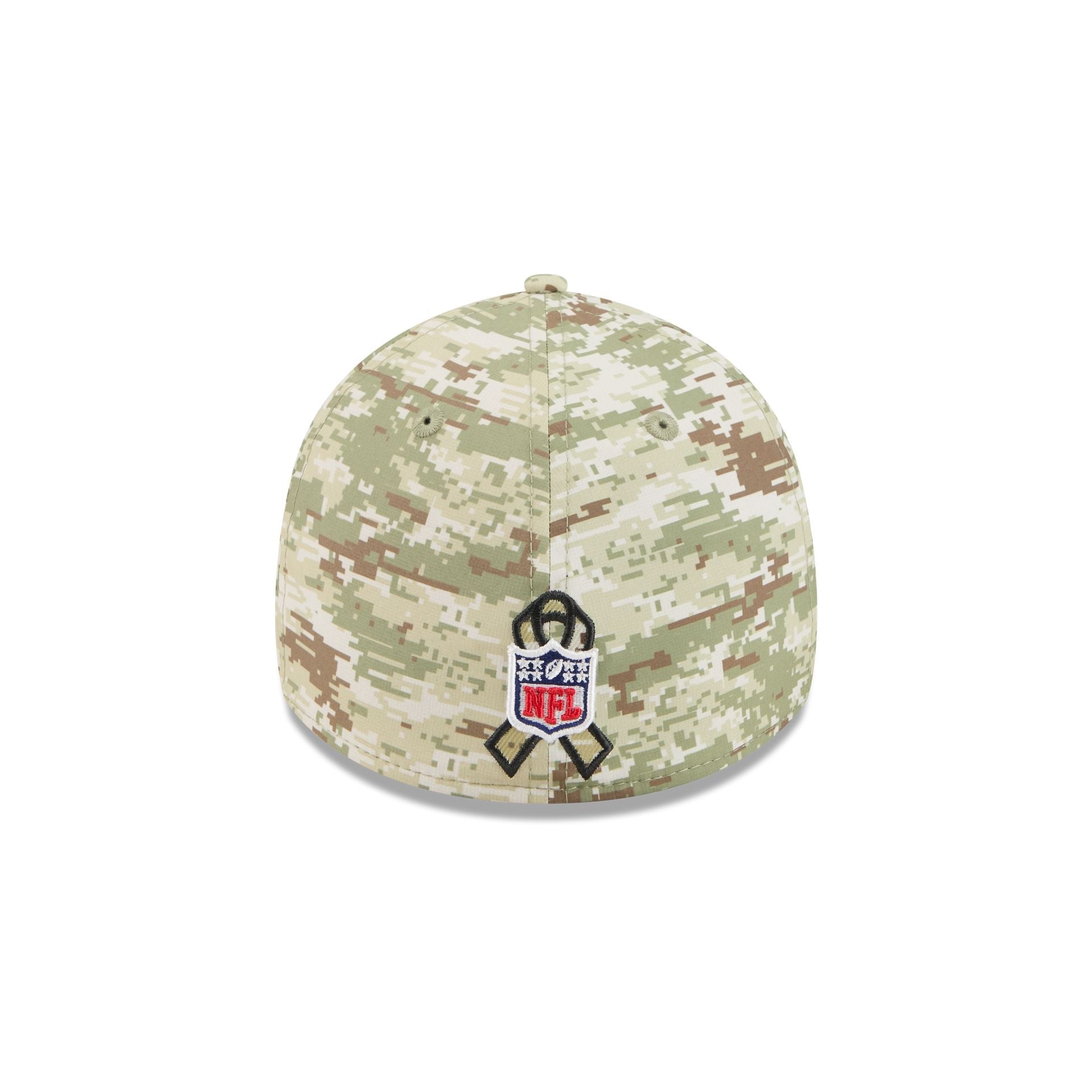 Kansas City Chiefs New Era 2025 NFL Salute to Service 39THIRTY Flex Fit Cap Camouflage
