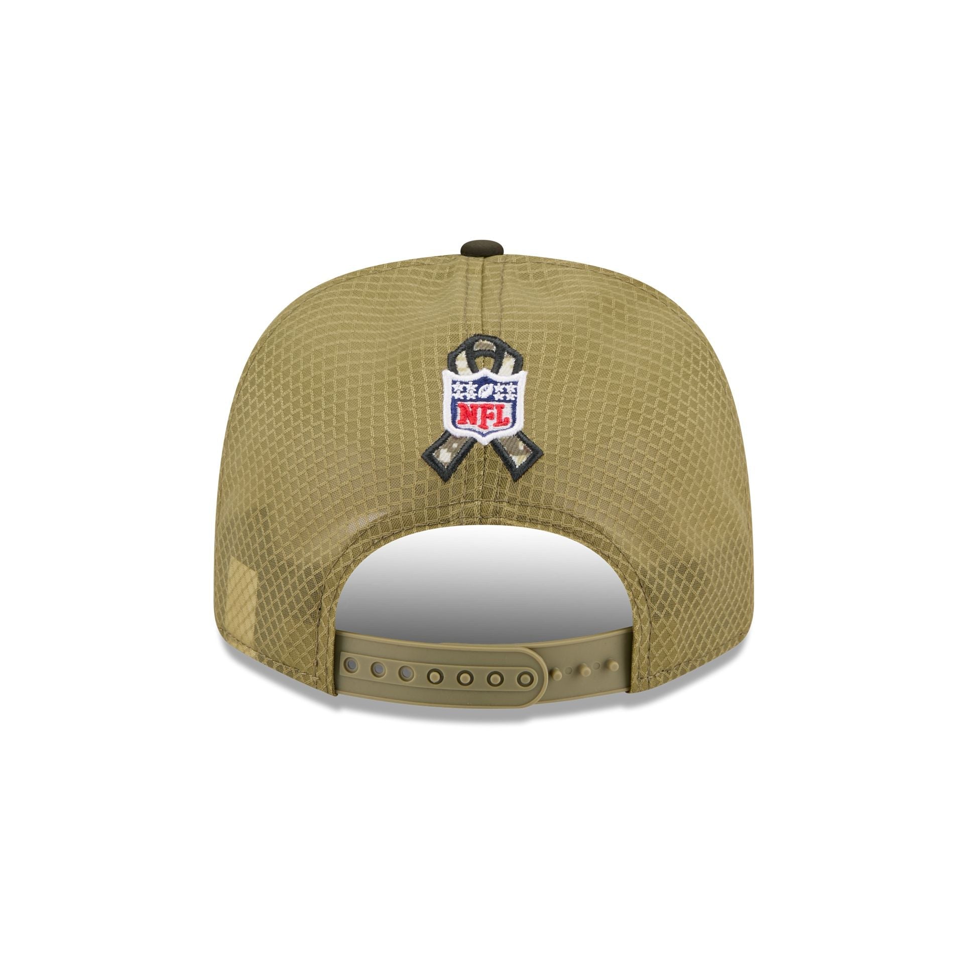 Indianapolis Colts New Era 2025 NFL Salute to Service 9SEVENTY Trucker Cap Grün
