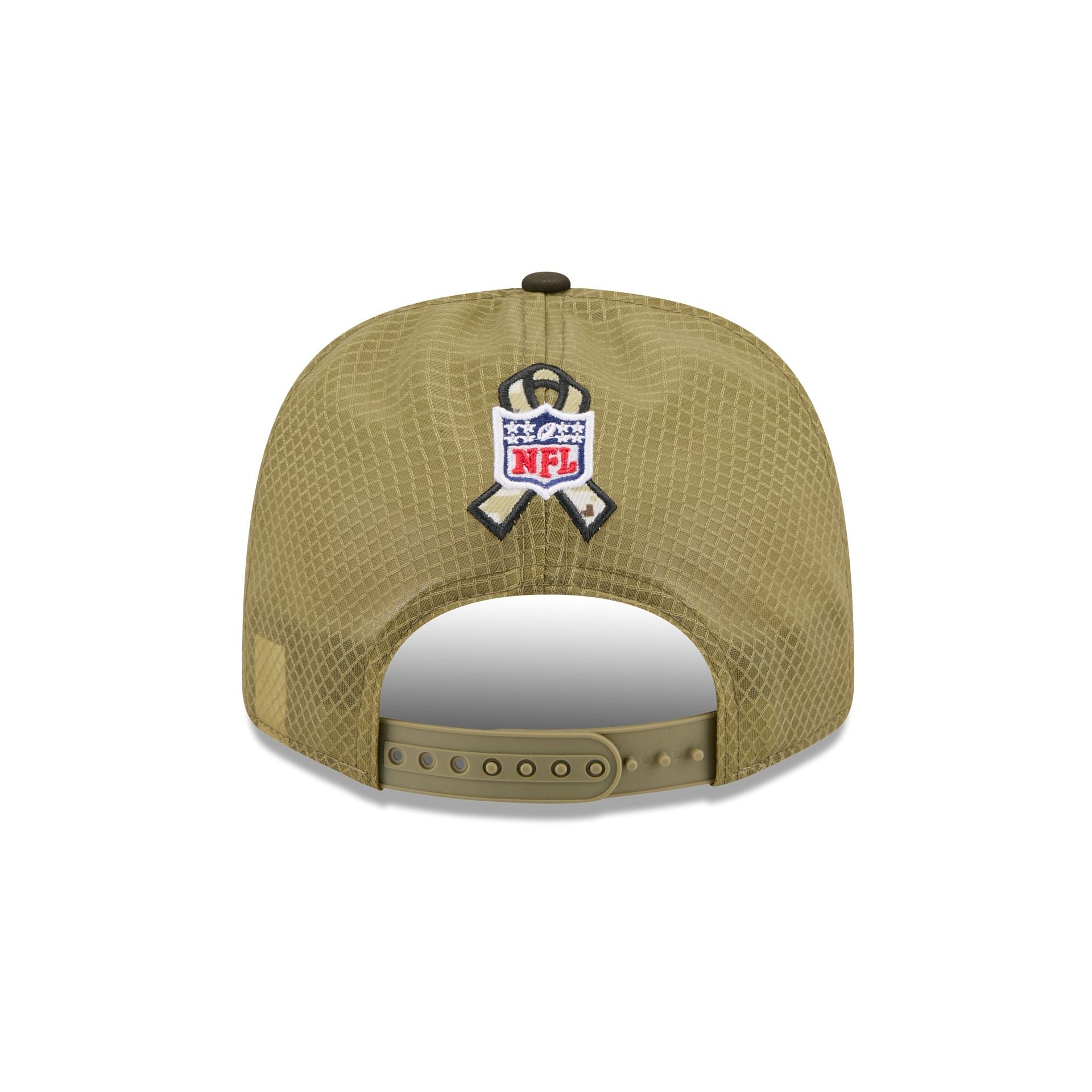 Buffalo Bills New Era 2025 NFL Salute to Service 9SEVENTY Trucker Cap Grün