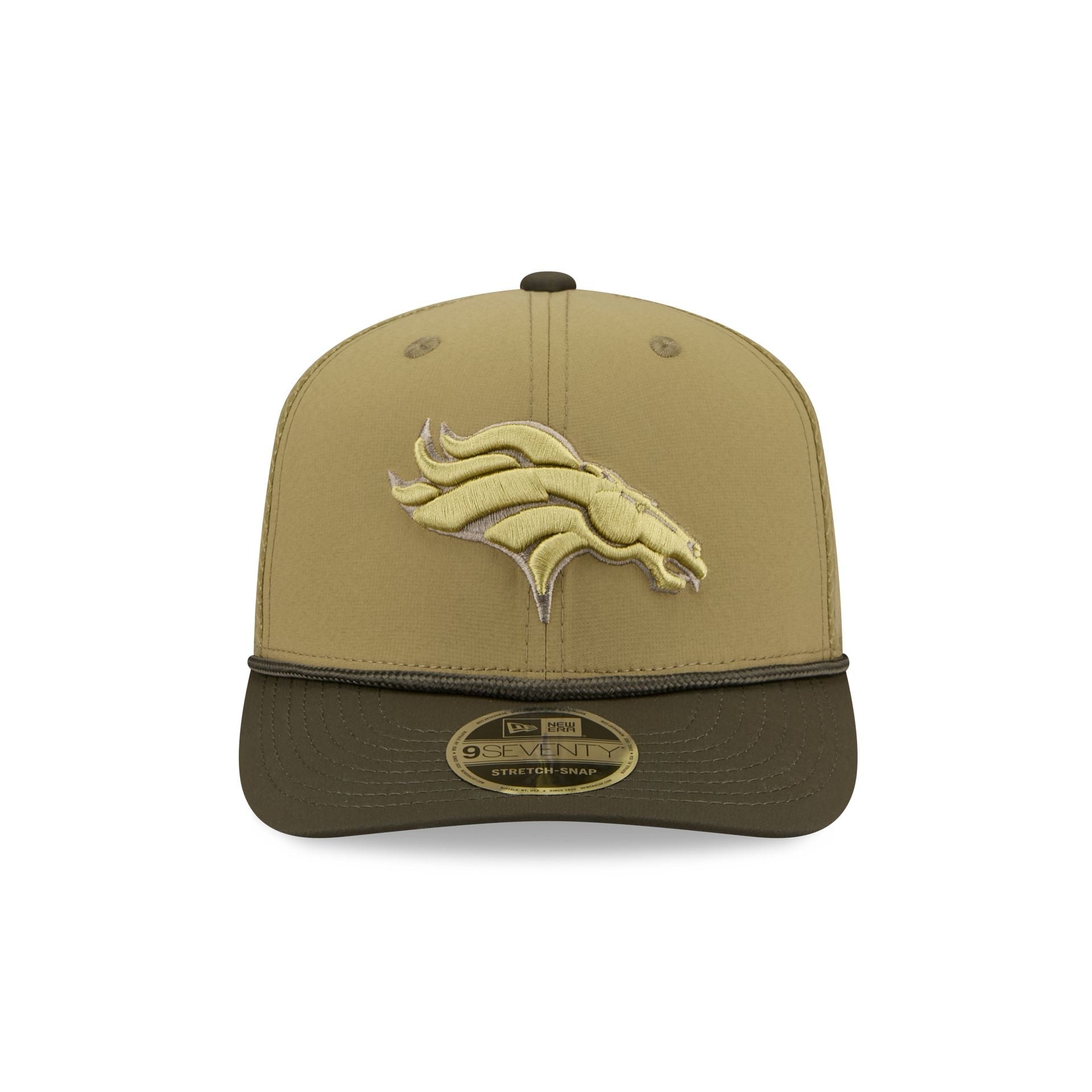 Denver Broncos New Era 2025 NFL Salute to Service 9SEVENTY Trucker Cap Grün