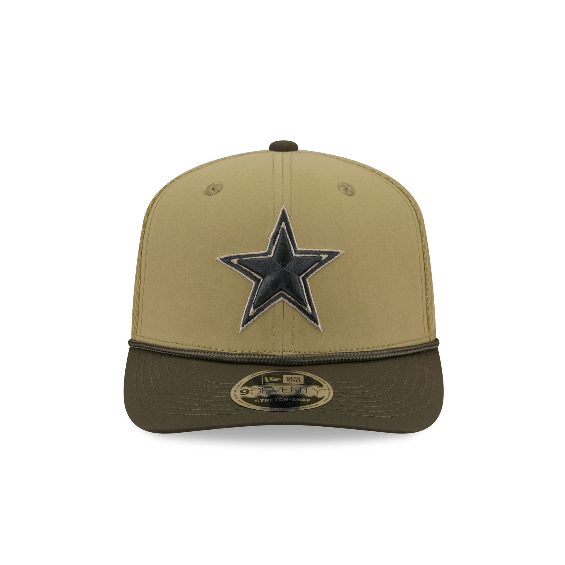 Dallas Cowboys New Era 2025 NFL Salute to Service 9SEVENTY Trucker Cap Grün