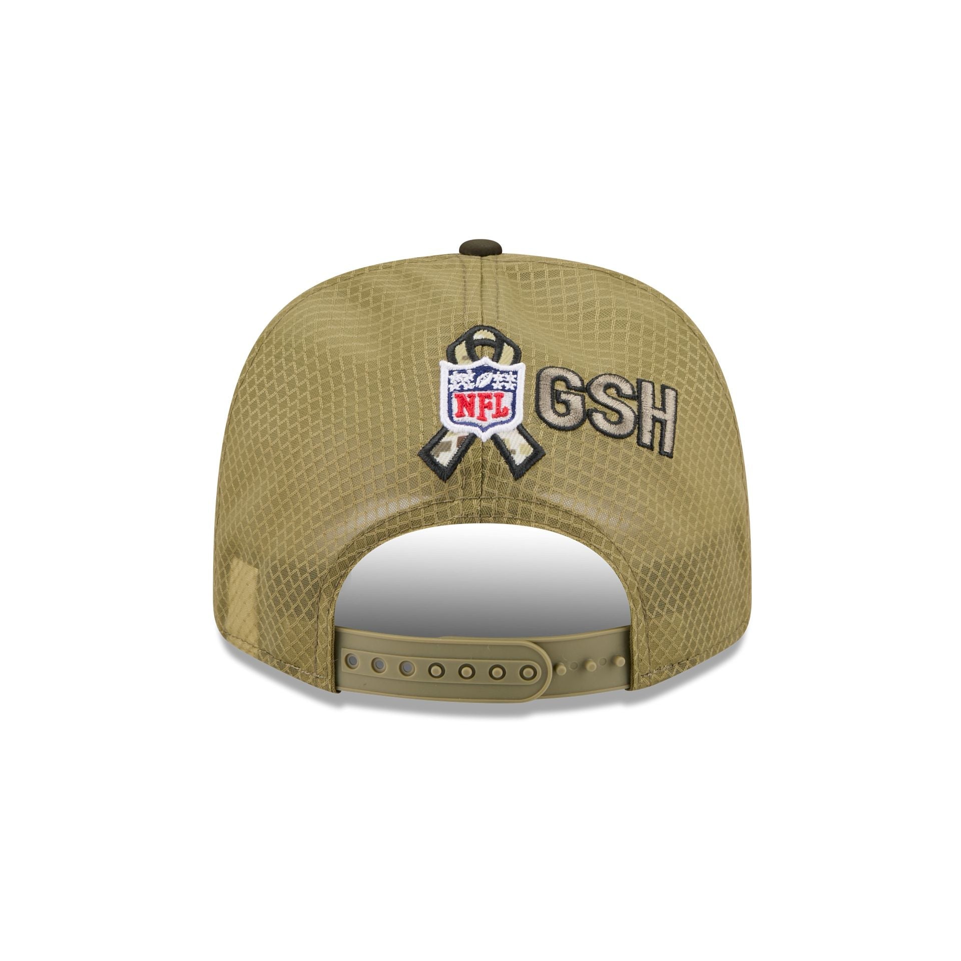 Chicago Bears New Era 2025 NFL Salute to Service 9SEVENTY Trucker Cap Grün