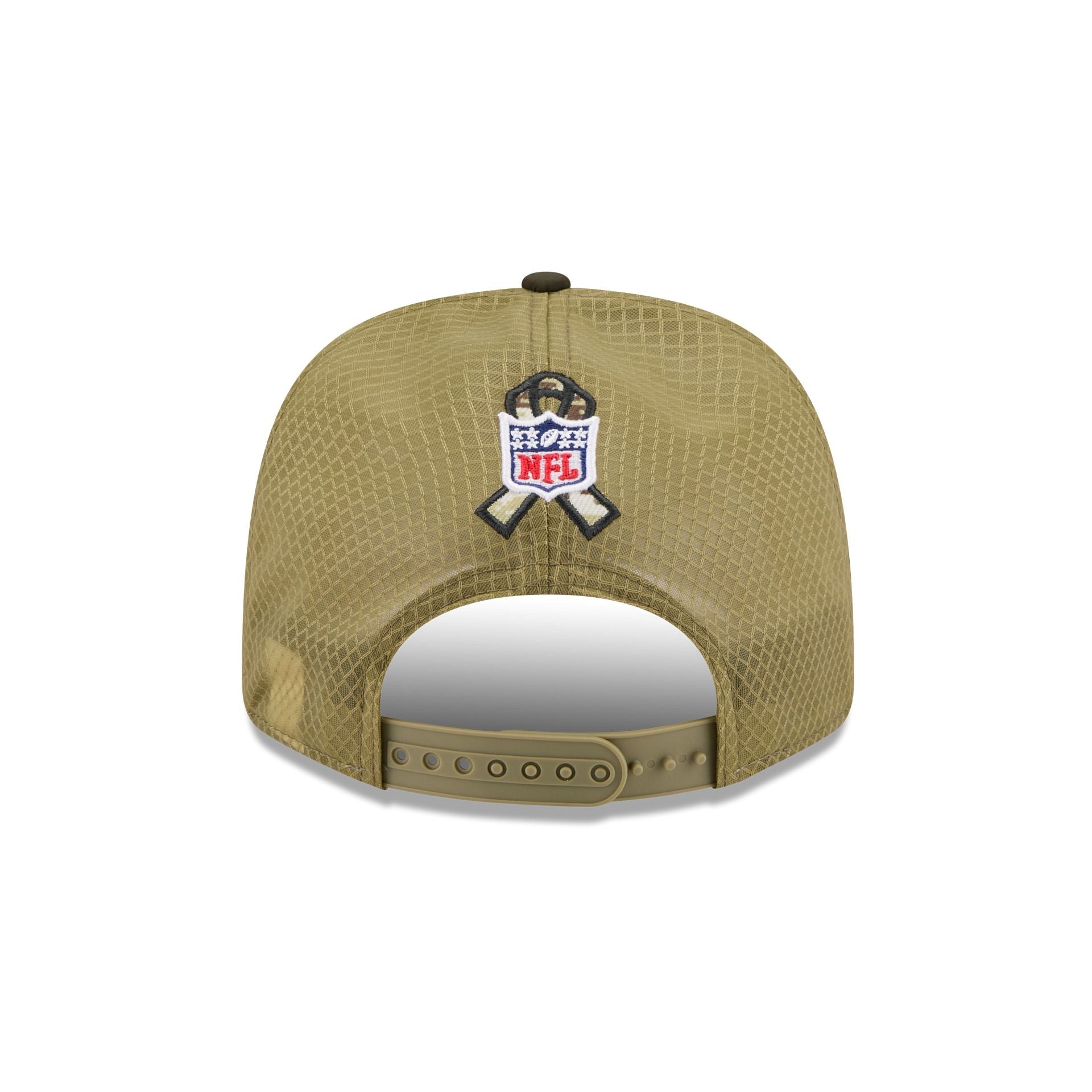 Washington Commanders New Era 2025 NFL Salute to Service 9SEVENTY Trucker Cap Grün