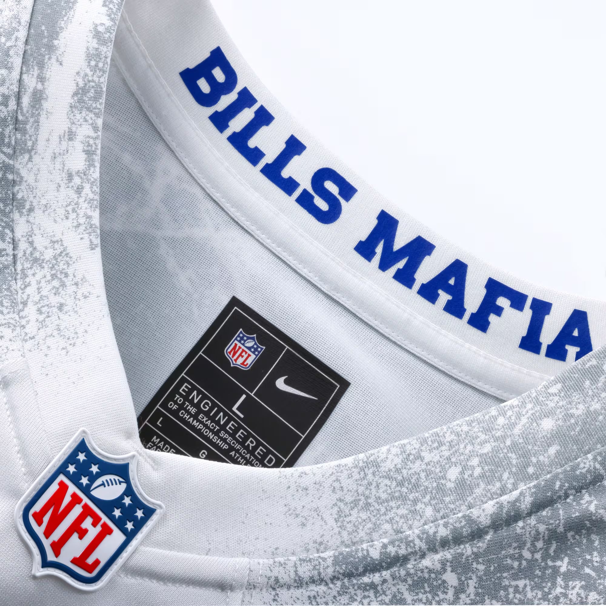 Josh Allen #17 Buffalo Bills 2025 Nike Rivalries Game NFL Trikot Weiß