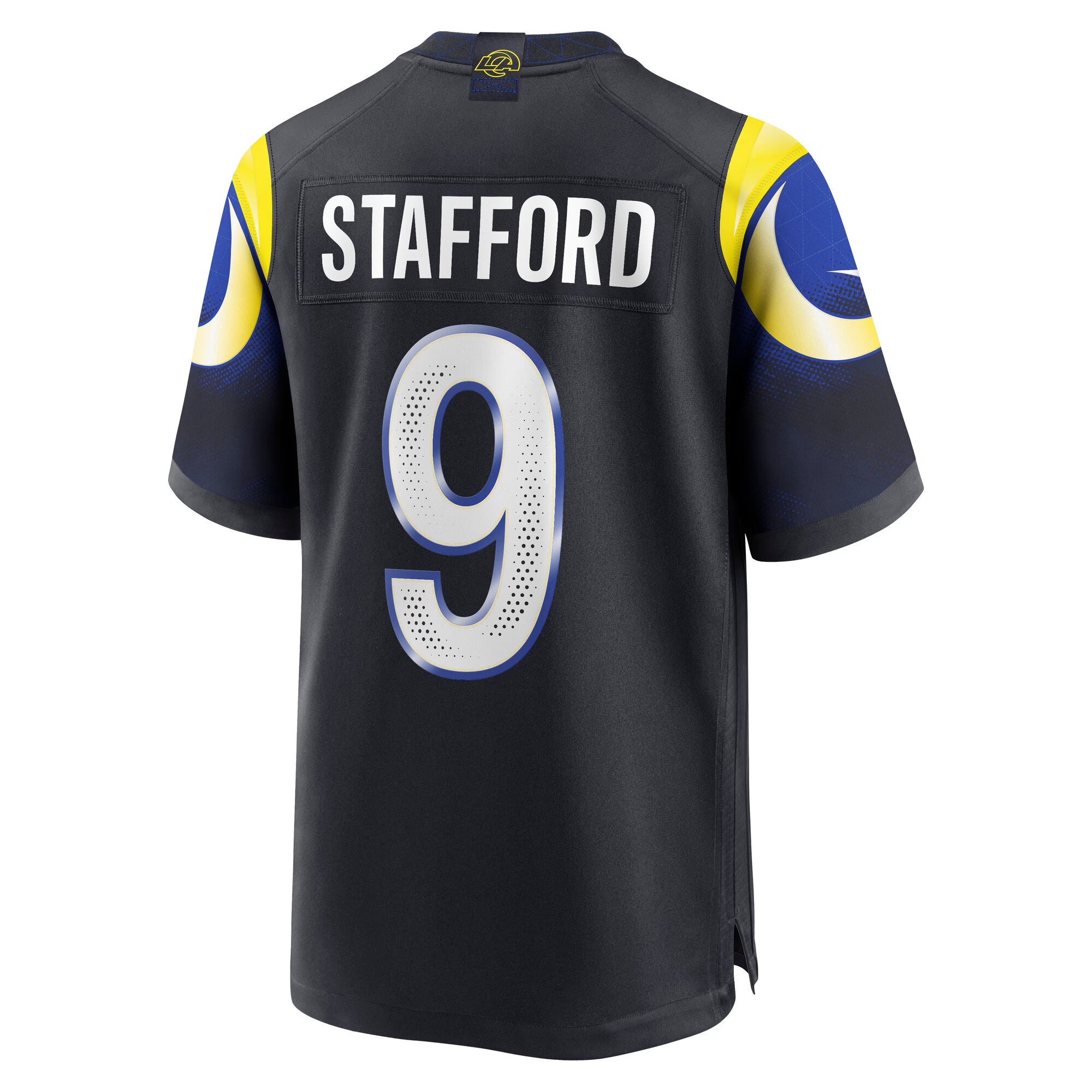 Matthew Stafford #9 Los Angeles Rams 2025 Nike Rivalries Game NFL Trikot Blau