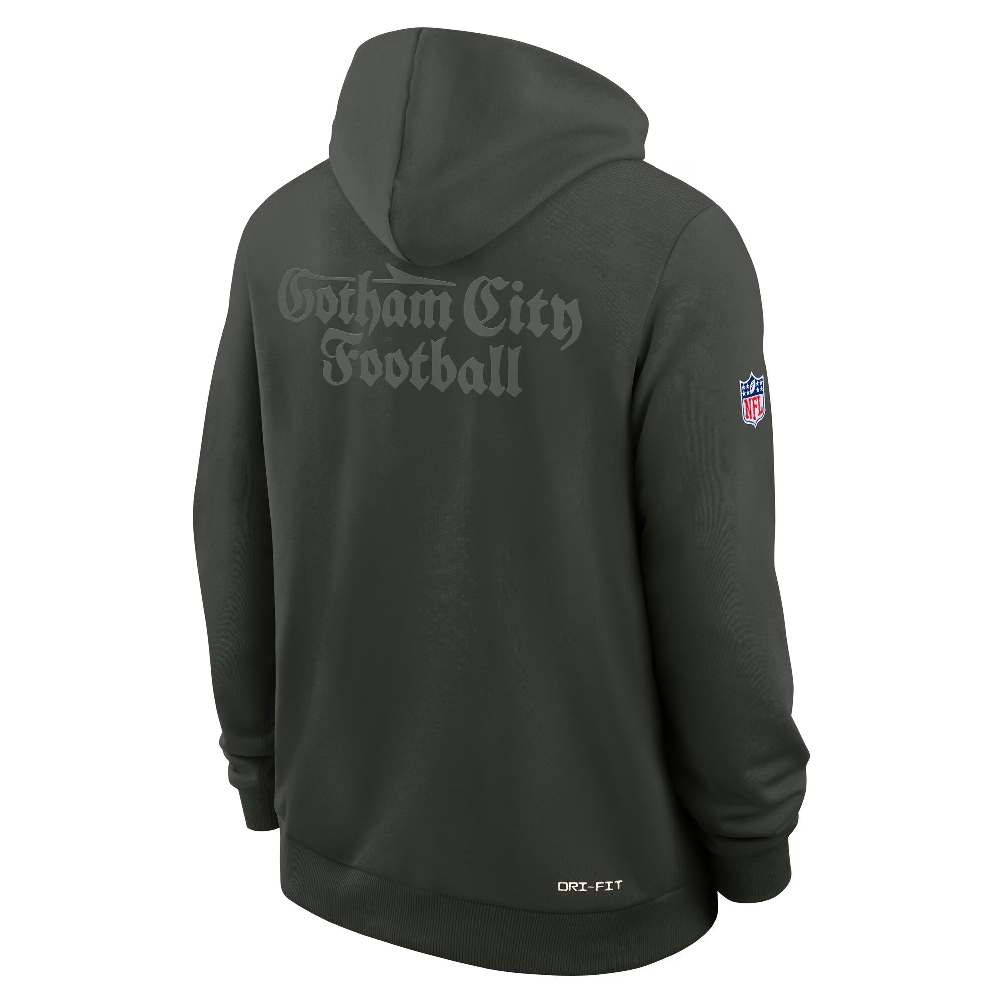 New York Jets 2025 Rivalries Nike Sideline NFL Hoodie Gotham Schwarz