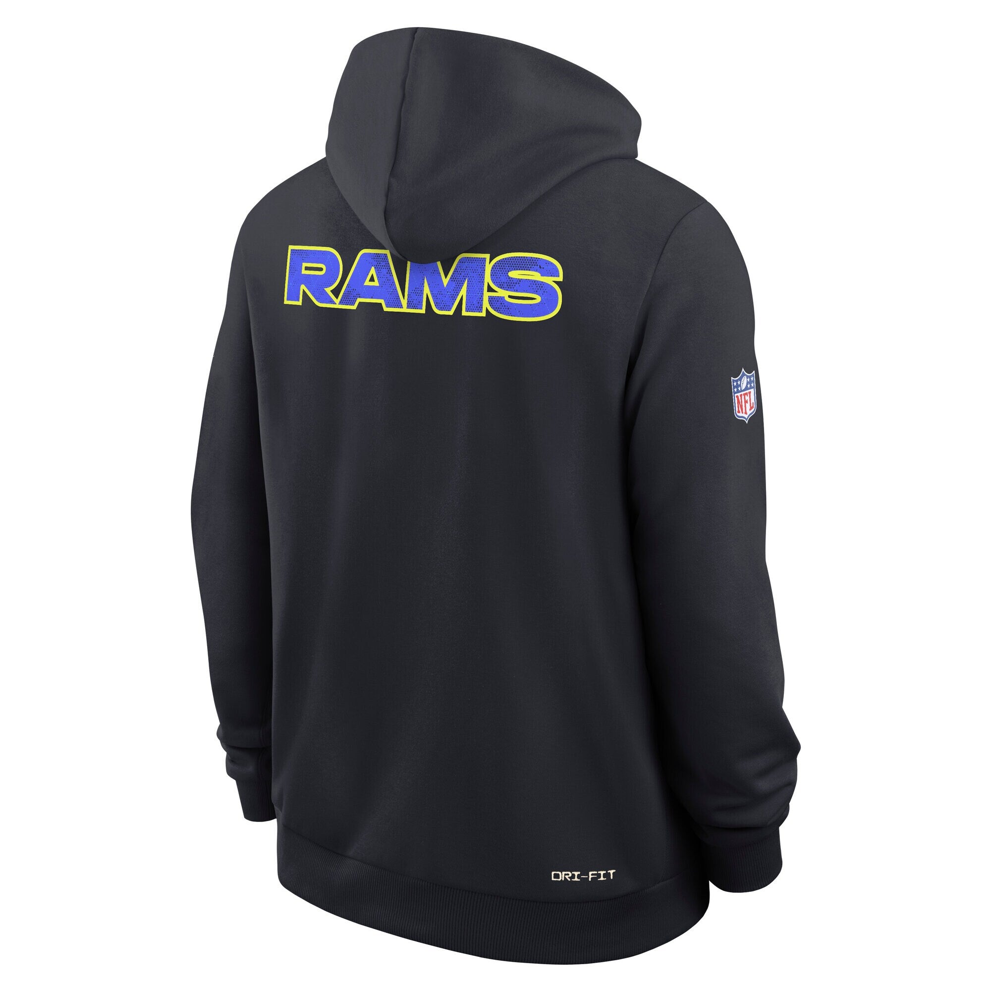 Los Angeles Rams 2025 Rivalries Nike Sideline NFL Hoodie Schwarz