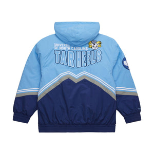 North Carolina Tar Heels NCAA Mitchell & Ness Throw It Back Retro Winter Jacke Blau - STADIUMDREAMS