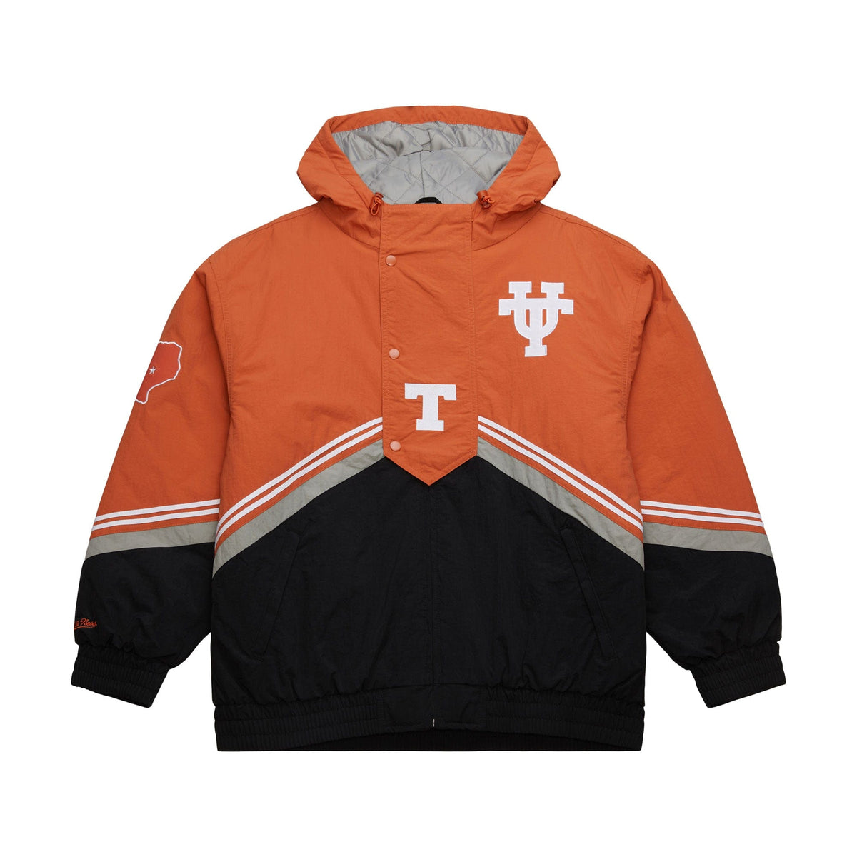 Texas Longhorns NCAA Mitchell & Ness Throw It Back Retro Winter Jacke Orange - STADIUMDREAMS