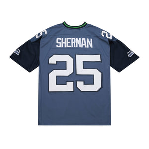 Richard Sherman #25 Seattle Seahawks Mitchell & Ness NFL Trikot 2011 Blau - STADIUMDREAMS