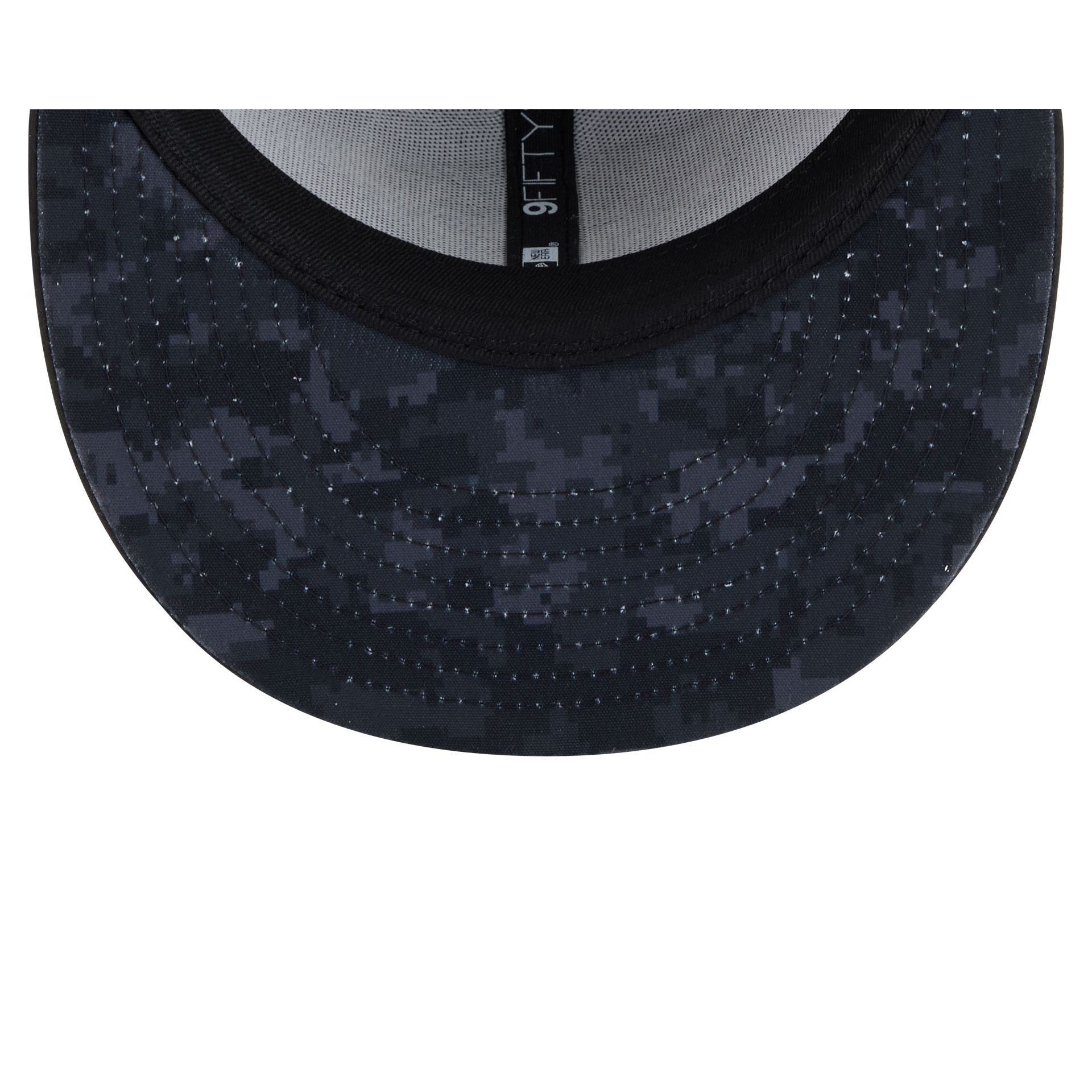 Jacksonville Jaguars New Era 2026 NFL Salute to Service 9FIFTY Snapback Cap Camouflage Schwarz