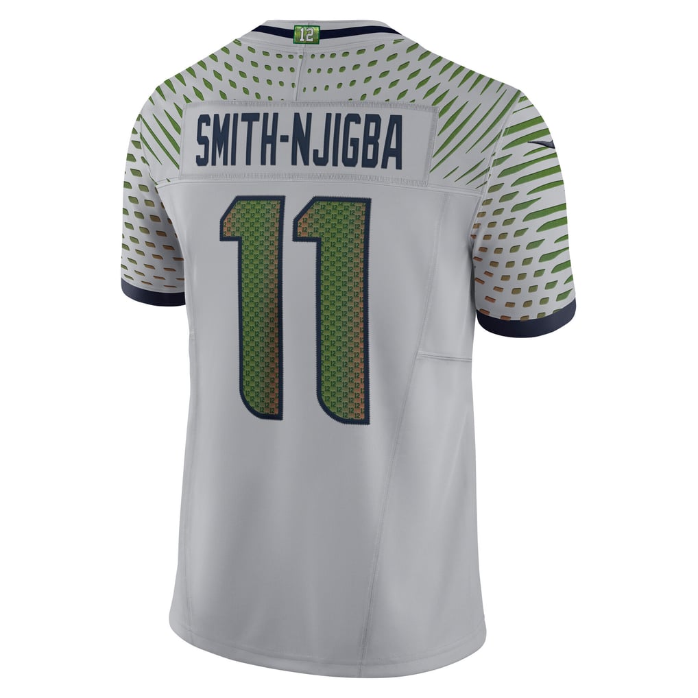 Jaxon Smith-Njigba #11 Seattle Seahawks Nike Rivalries Stitched Limited NFL Trikot Grau