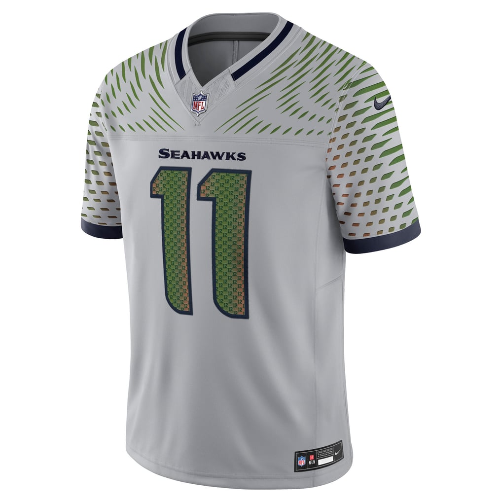 Jaxon Smith-Njigba #11 Seattle Seahawks Nike Rivalries Stitched Limited NFL Trikot Grau