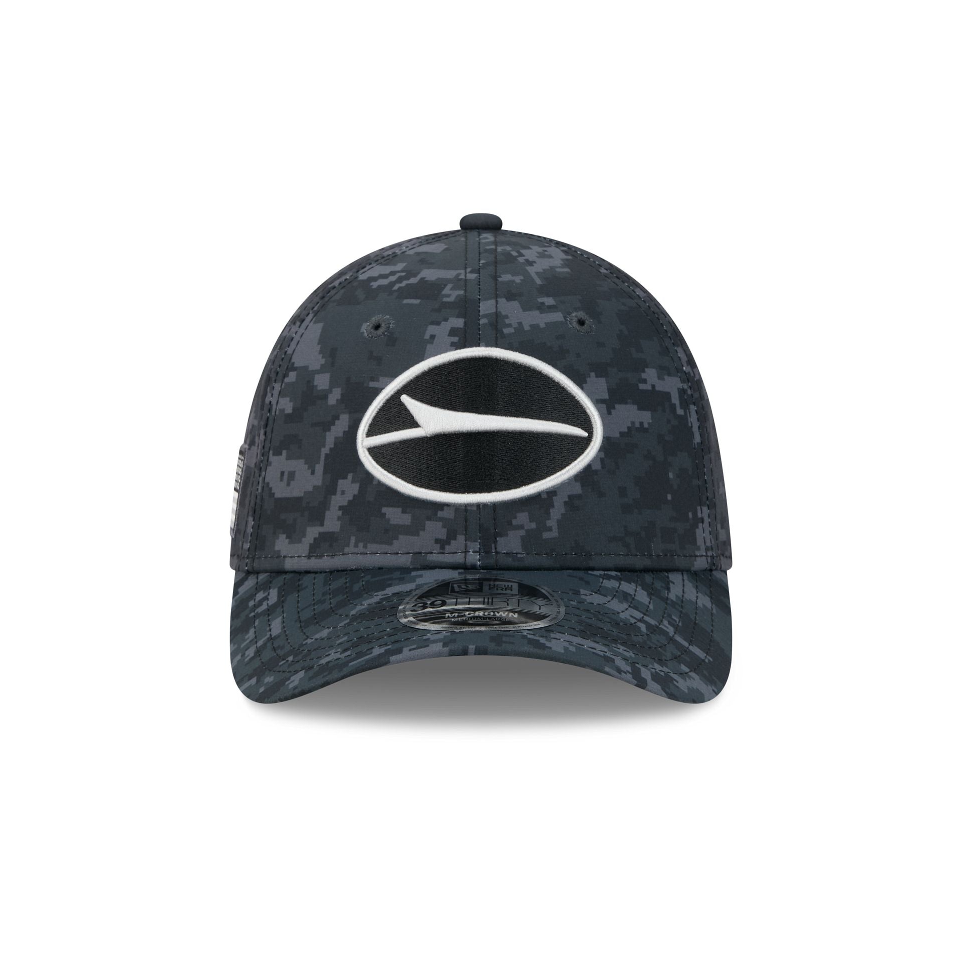 New York Jets New Era 2026 NFL Salute to Service 39THIRTY Flex Fit Cap Camouflage Schwarz