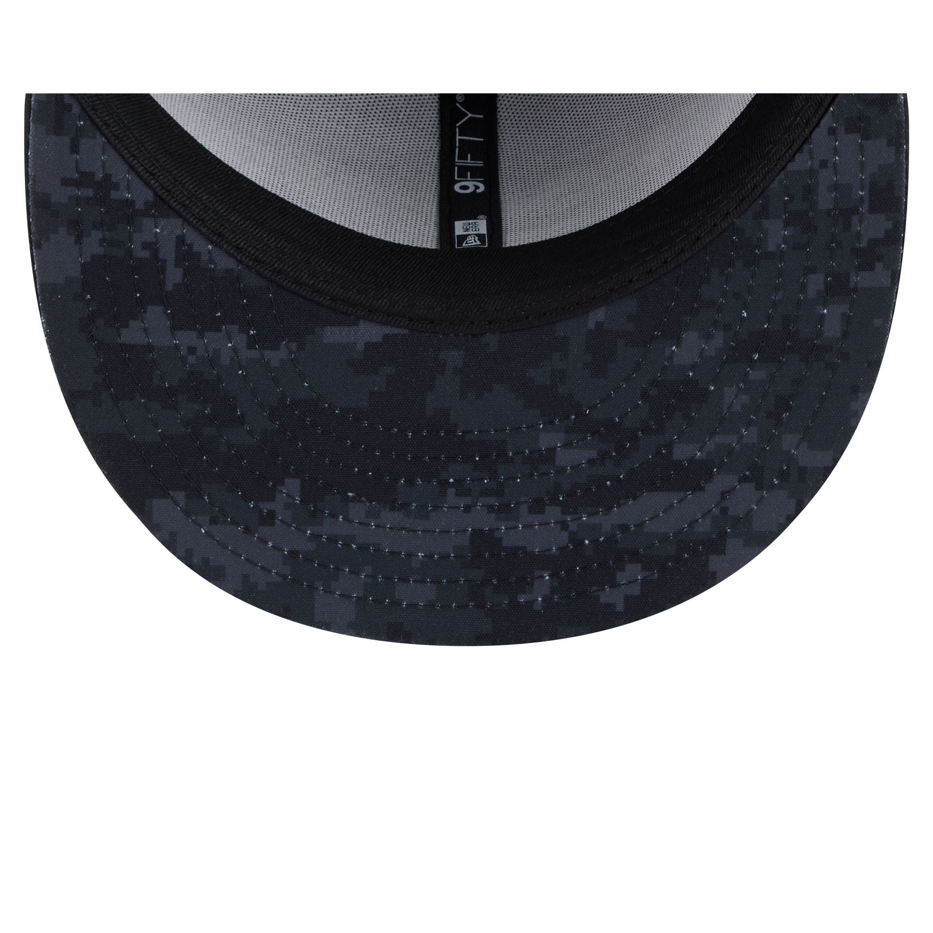 New York Jets New Era 2026 NFL Salute to Service 9FIFTY Snapback Cap Camouflage Schwarz