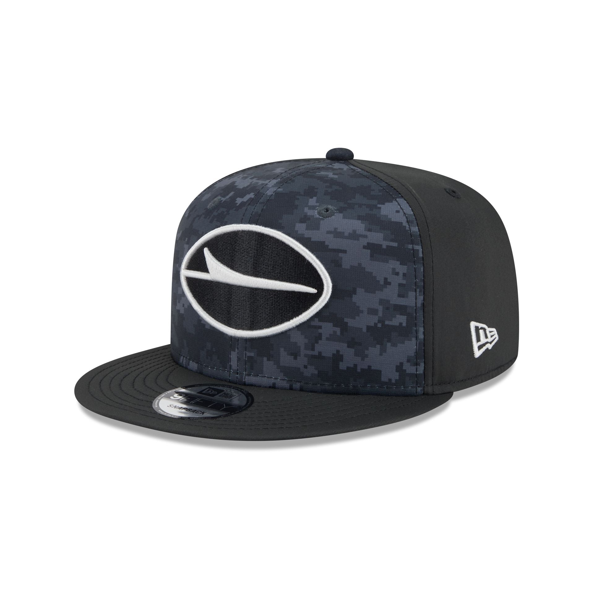 New York Jets New Era 2026 NFL Salute to Service 9FIFTY Snapback Cap Camouflage Schwarz