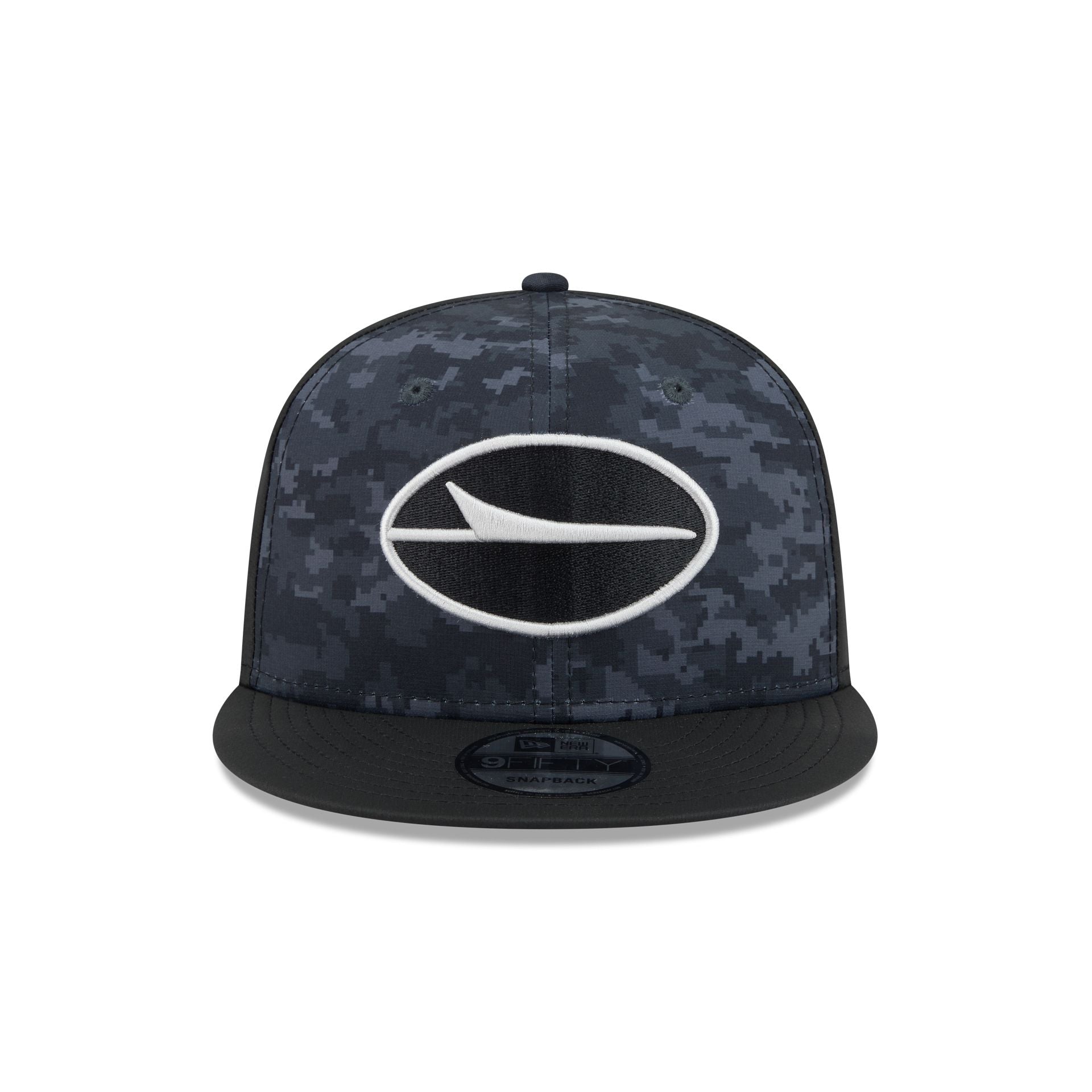 New York Jets New Era 2026 NFL Salute to Service 9FIFTY Snapback Cap Camouflage Schwarz