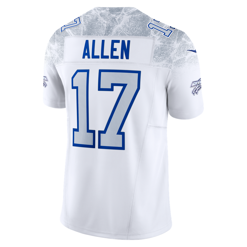 Josh Allen #17 Buffalo Bills Nike Rivalries Stitched Limited NFL Trikot Weiß