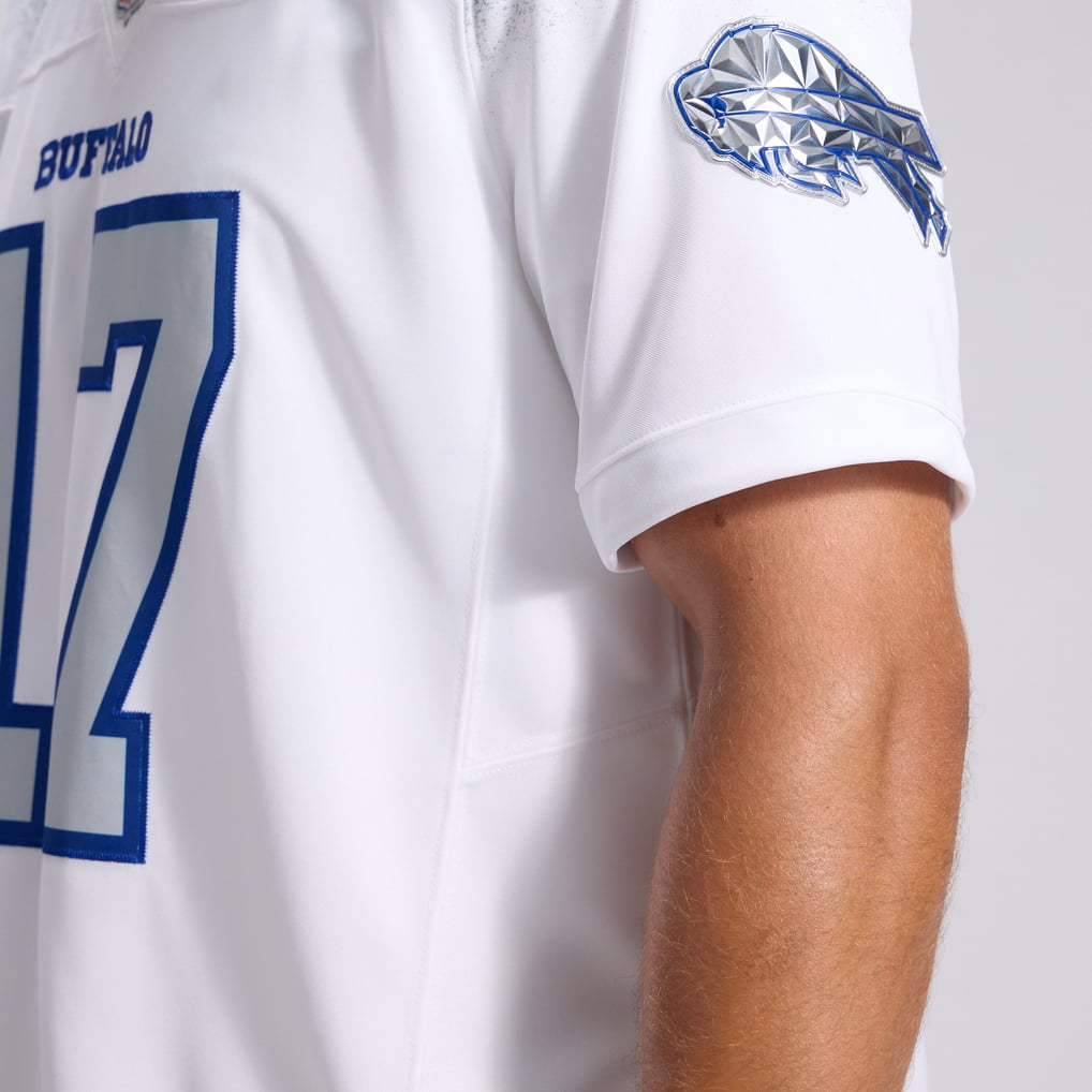 Josh Allen #17 Buffalo Bills Nike Rivalries Stitched Limited NFL Trikot Weiß