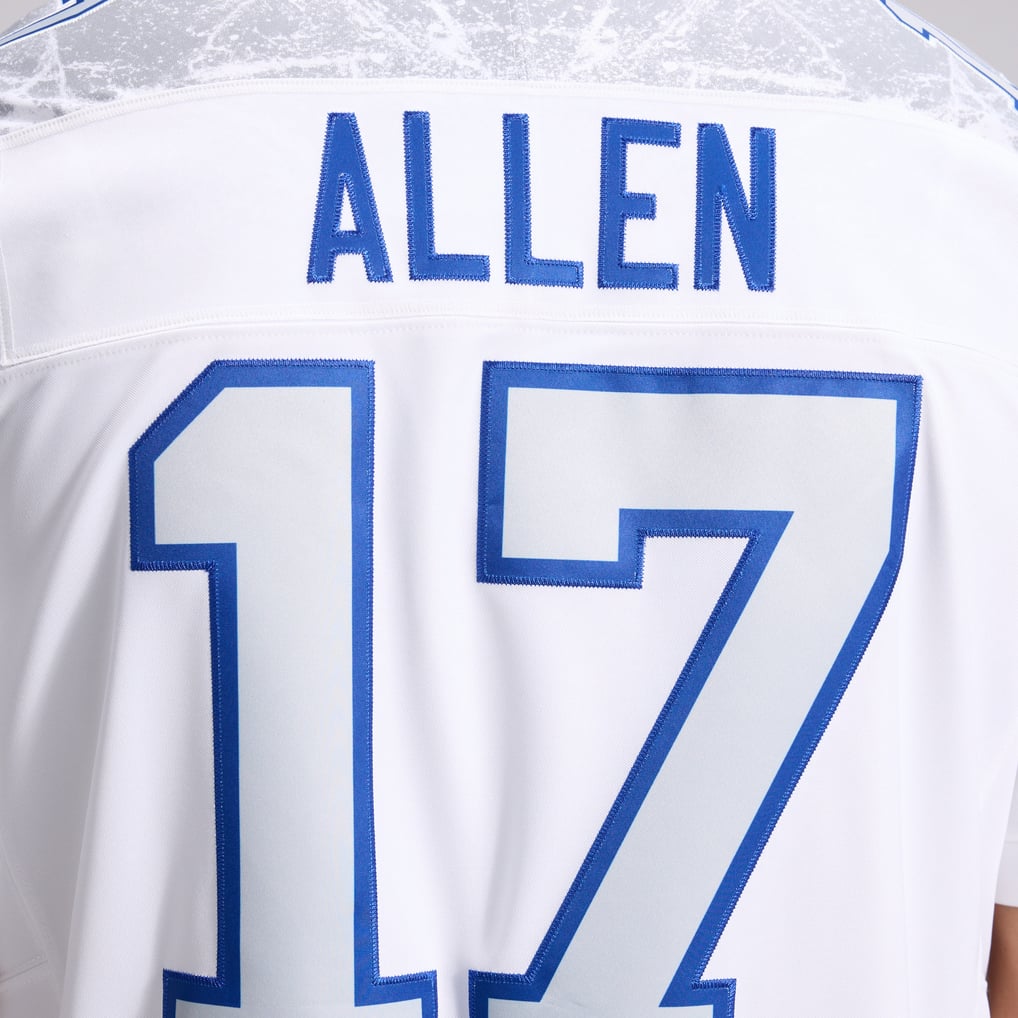 Josh Allen #17 Buffalo Bills Nike Rivalries Stitched Limited NFL Trikot Weiß