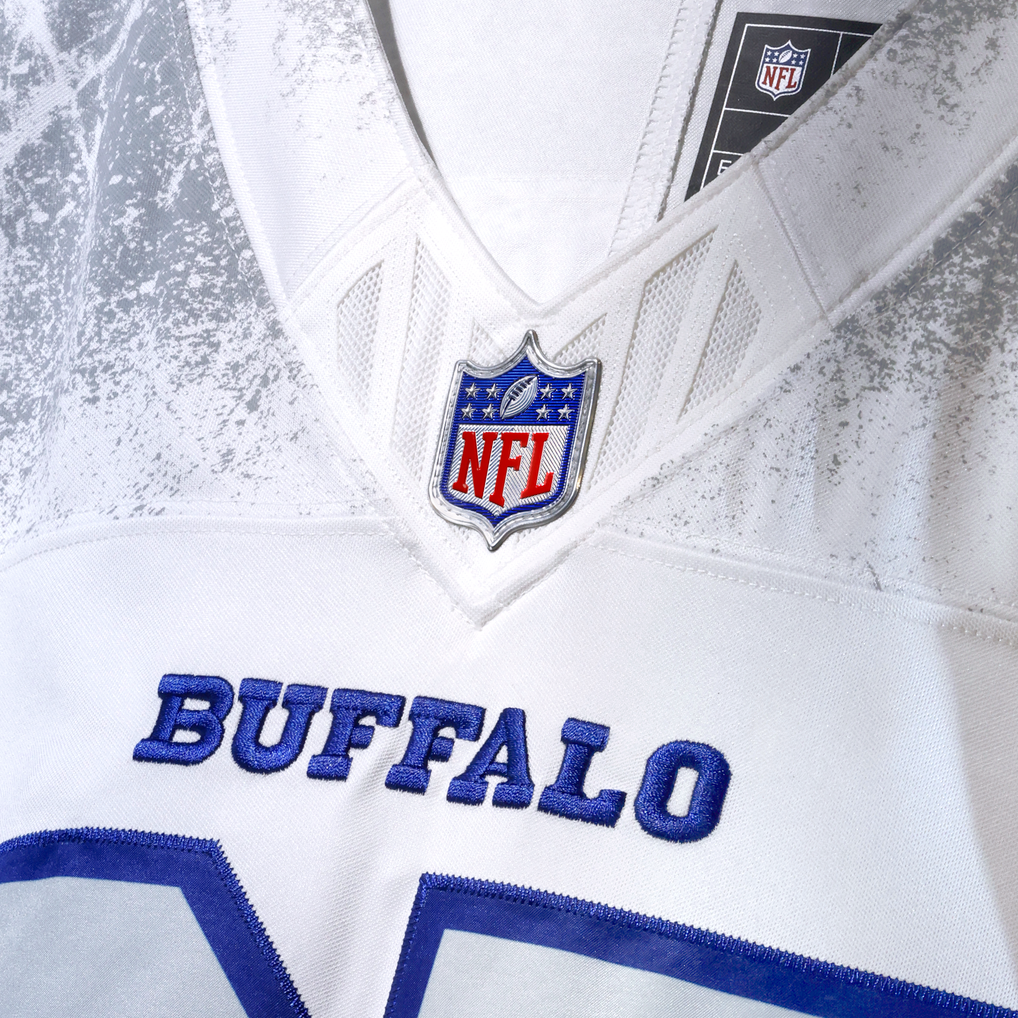 Josh Allen #17 Buffalo Bills Nike Rivalries Stitched Limited NFL Trikot Weiß