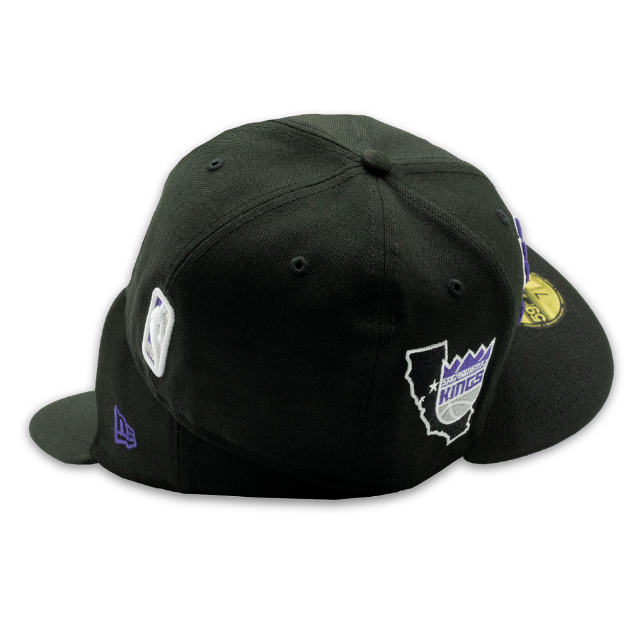 Sacramento Kings New Era NBA Side Patch 59FIFTY Cap Schwarz - SD Exclusive