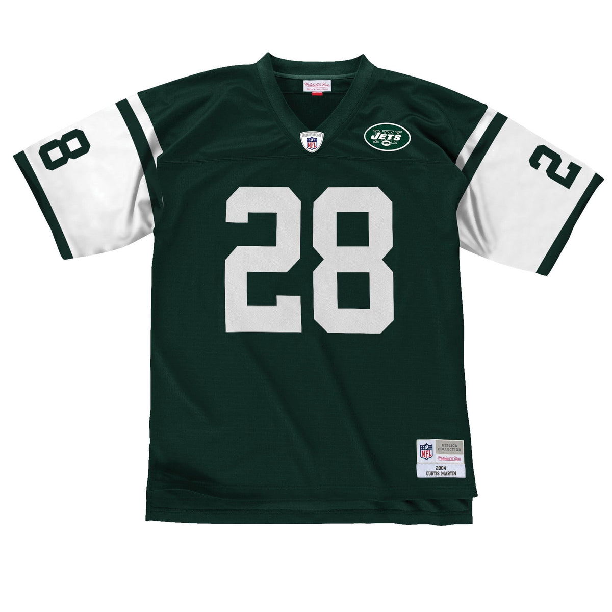 New York Jets Curtis Martin Mitchell & Ness 2004 NFL Trikot Grün - STADIUMDREAMS