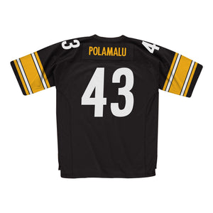 Pittsburgh Steelers Troy Polamalu Mitchell & Ness 2005 NFL Trikot Schwarz - STADIUMDREAMS