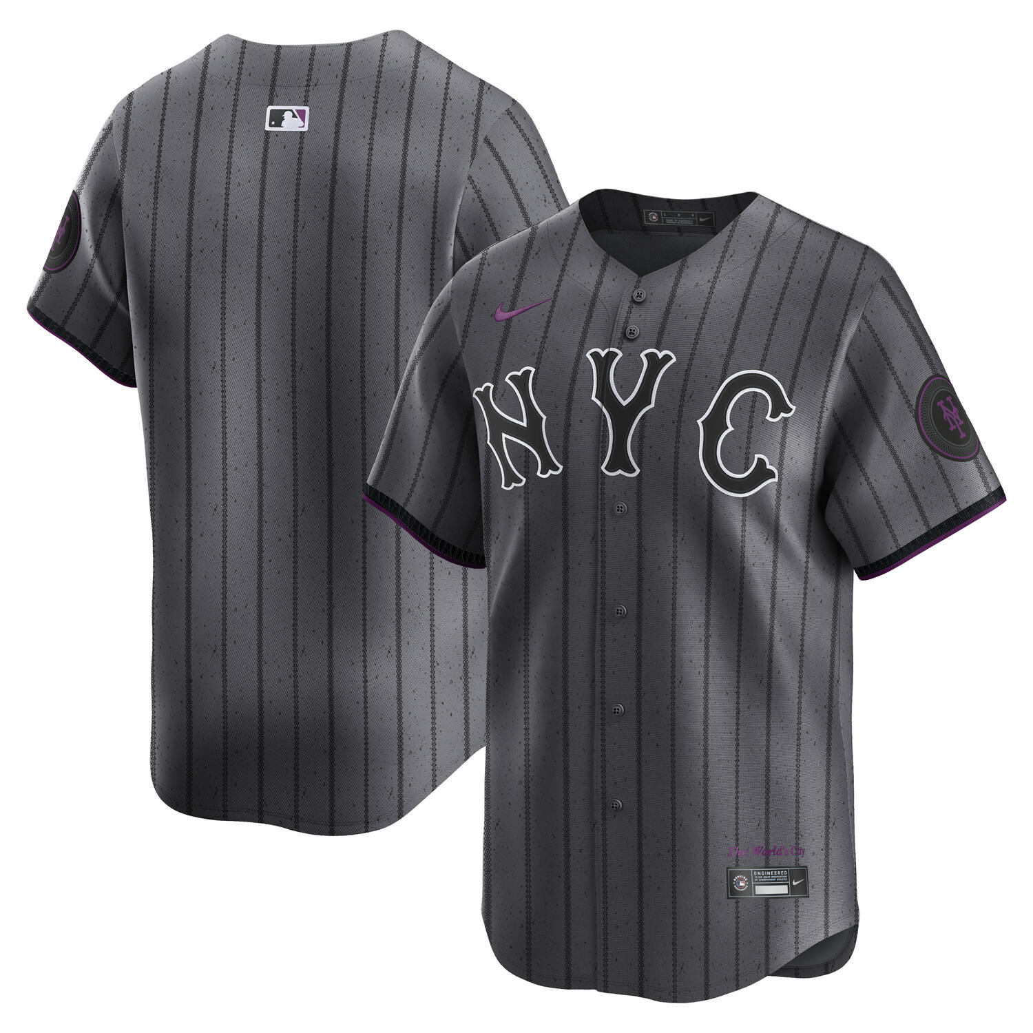 New York Mets Nike City Connect Limited MLB Jersey Gray