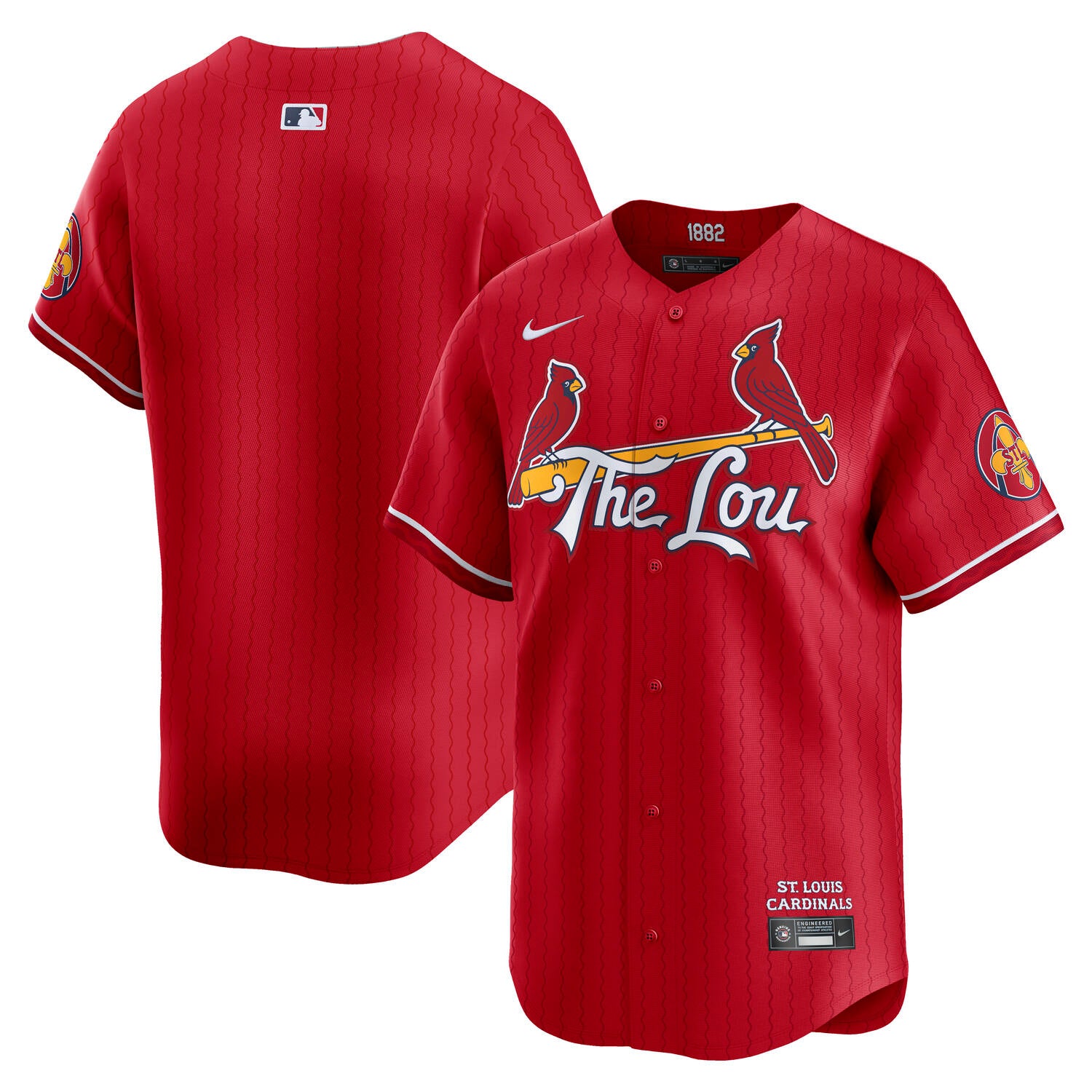 St. Louis Cardinals Nike City Connect Limited MLB Jersey Red