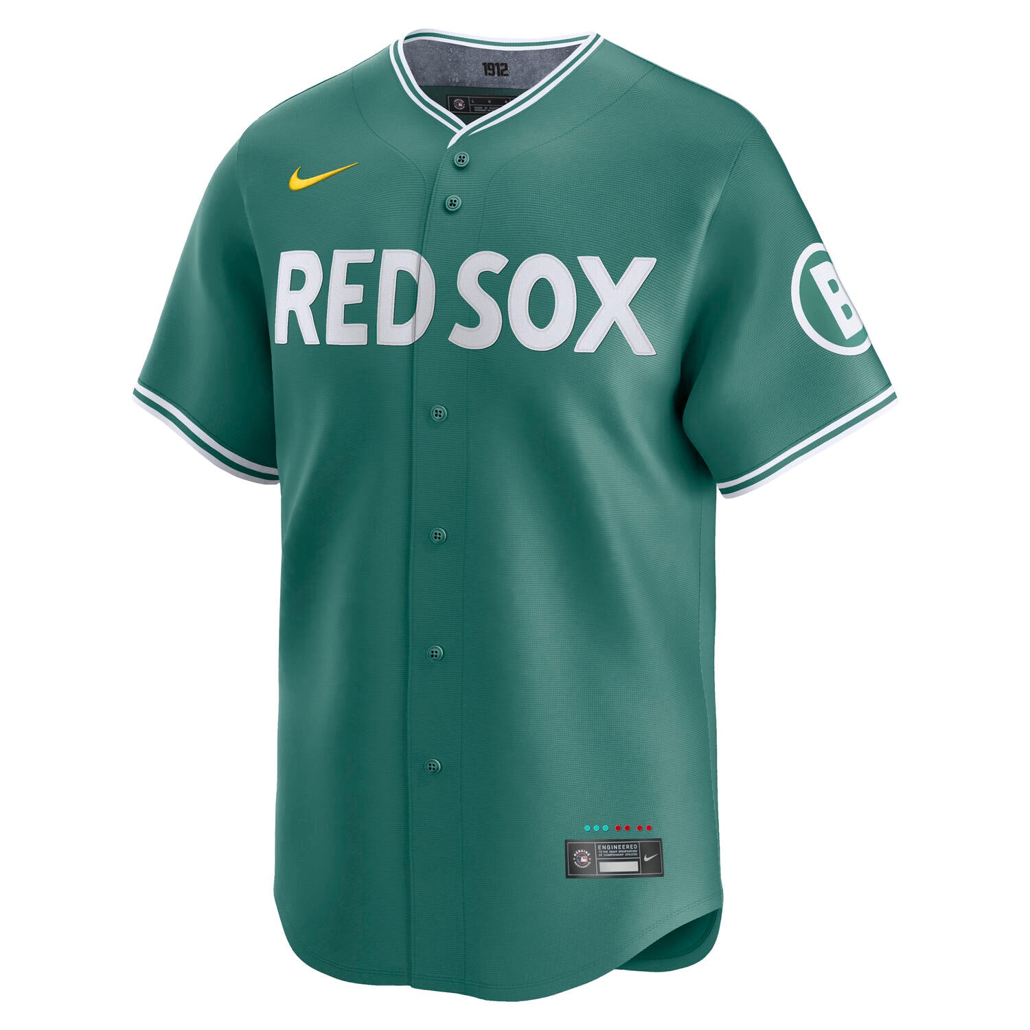 Boston Red Sox Nike City Connect Limited MLB Jersey Green