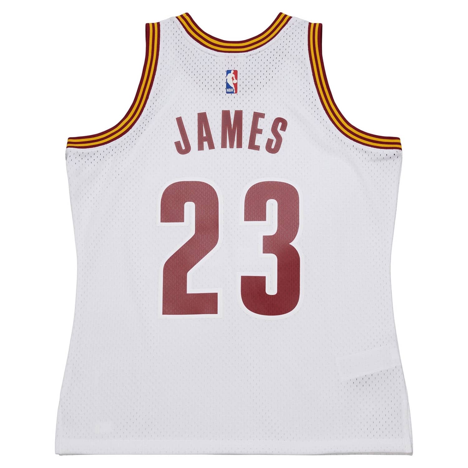 LeBron James #23 Cleveland Cavaliers Mitchell & Ness 2015 Swingman NBA Trikot Weiß - STADIUMDREAMS