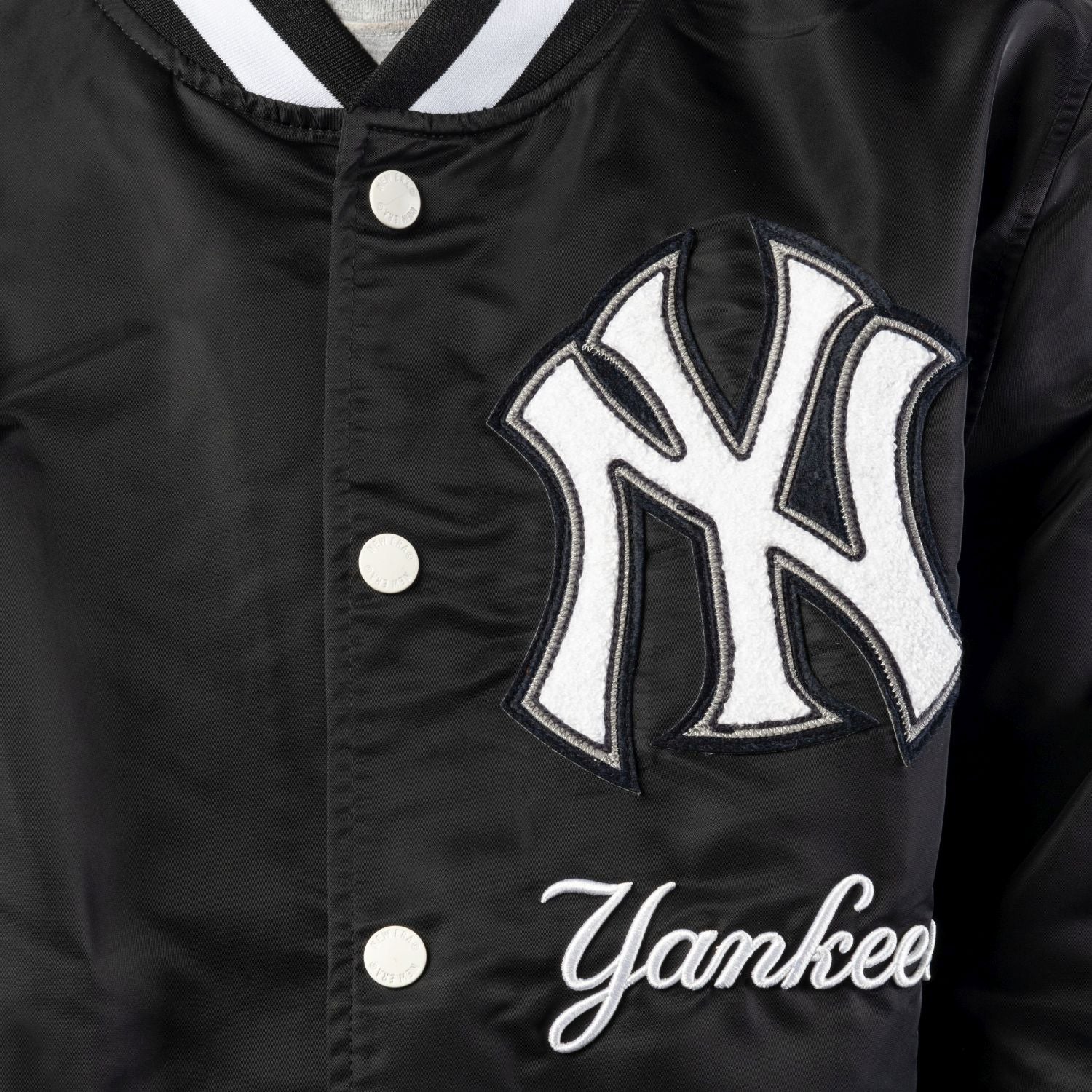 New York Yankees New Era MLB Logoselect Jacke Schwarz