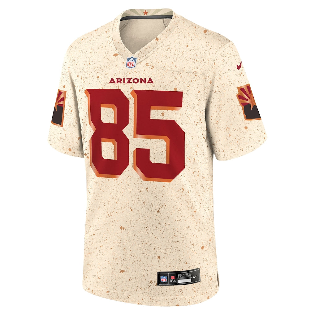 Trey McBride #85 Arizona Cardinals Nike Rivalries Game NFL Trikot Beige