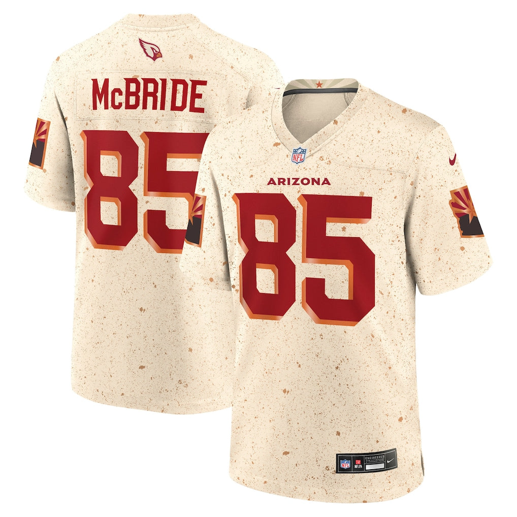 Trey McBride #85 Arizona Cardinals Nike Rivalries Game NFL Trikot Beige