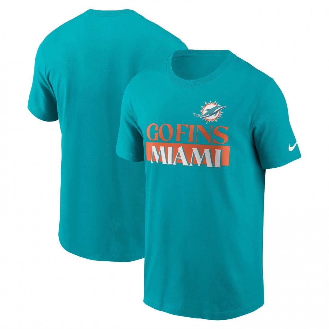 Miami Dolphins NFL Nike Go Fins T-Shirt Türkis - STADIUMDREAMS