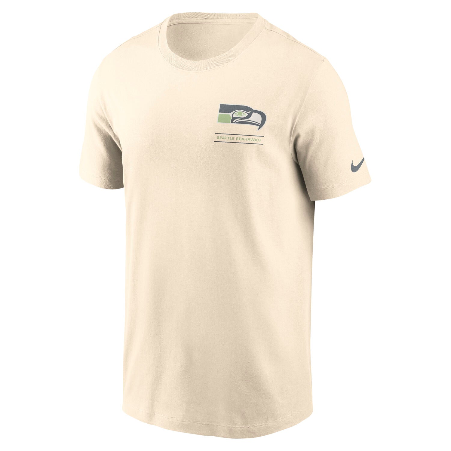 Seattle Seahawks Nike Freestyle Backprint NFL T-Shirt Cream Beige