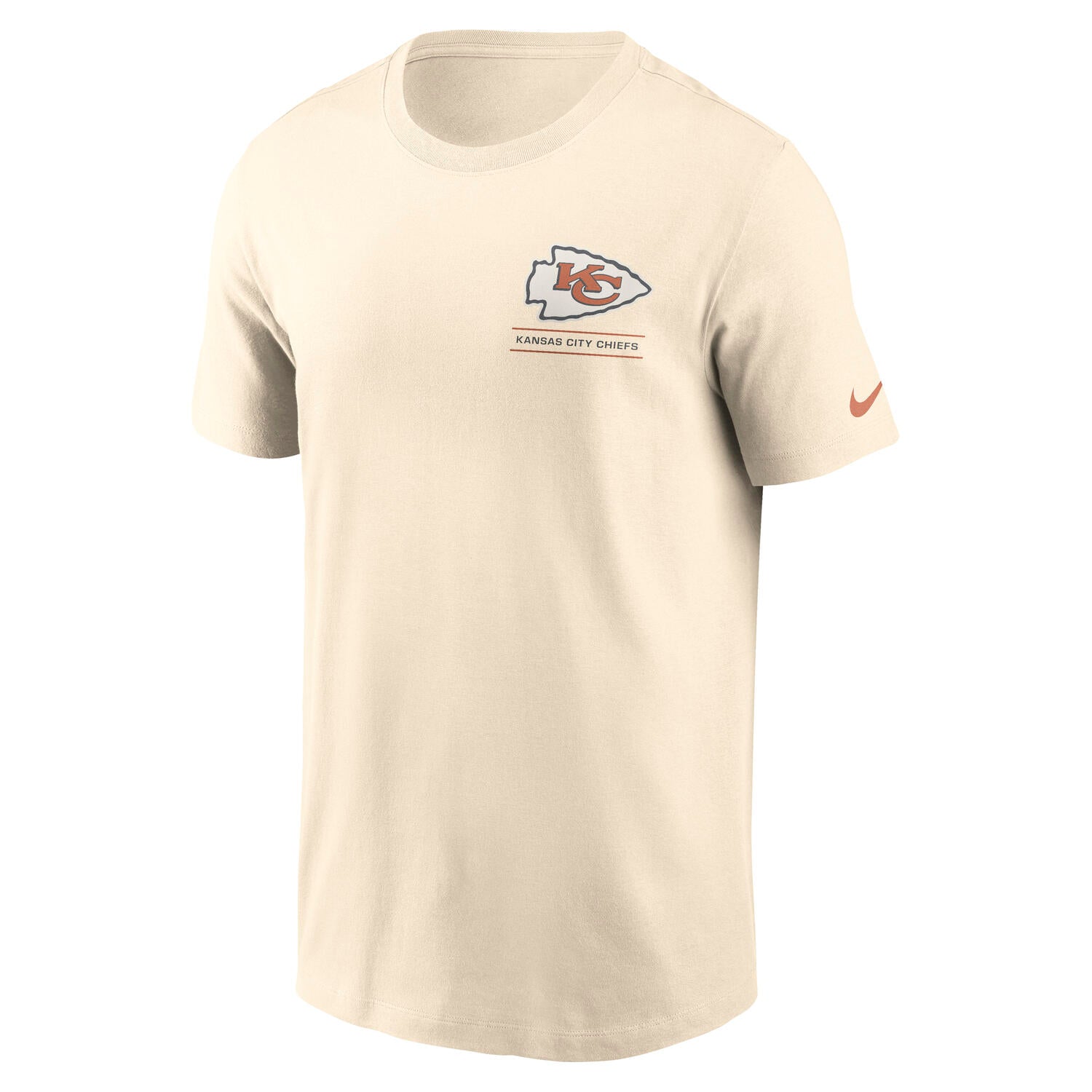 Kansas City Chiefs Nike Freestyle Backprint NFL T-Shirt Cream Beige