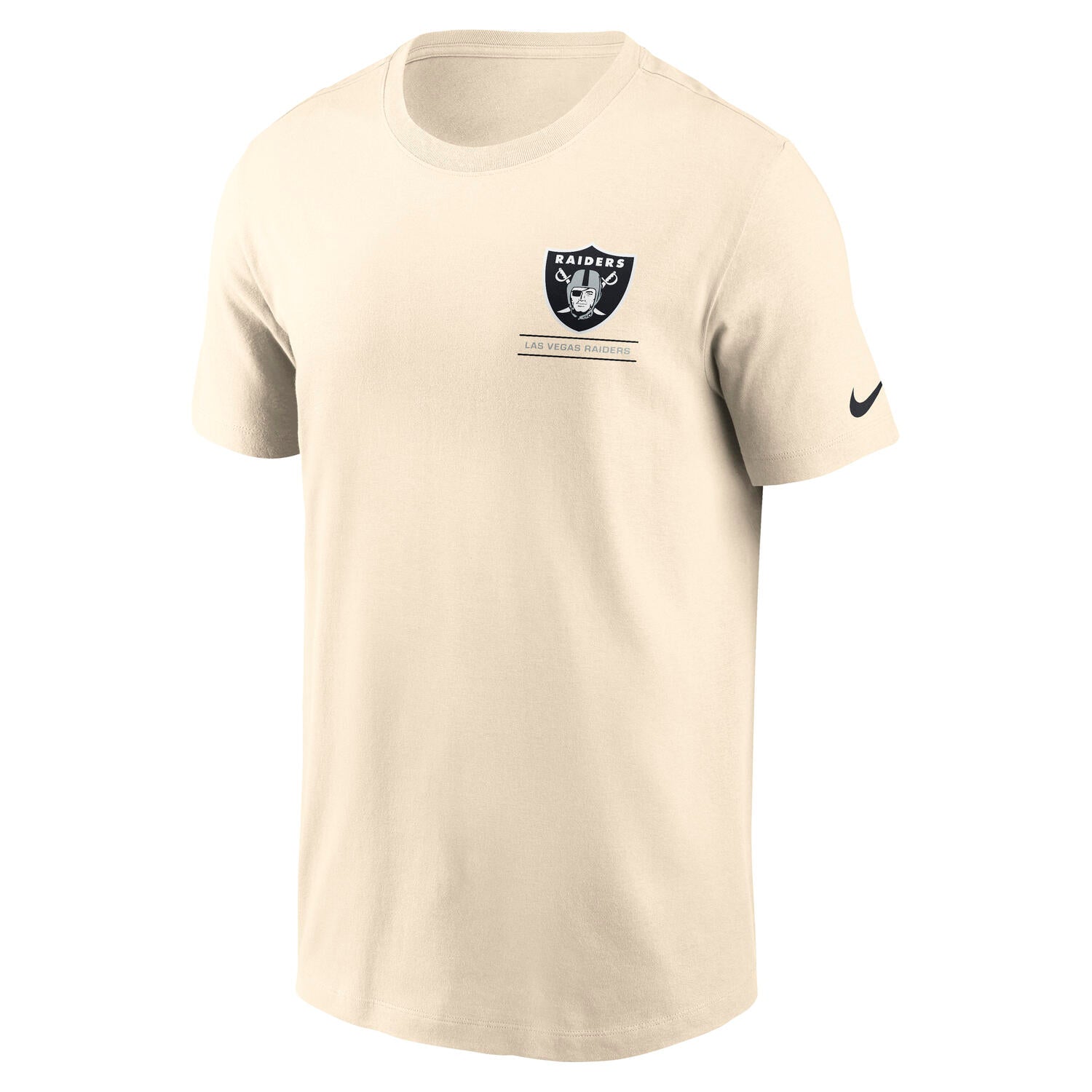 Las Vegas Raiders Nike Freestyle Backprint NFL T-Shirt Cream Beige