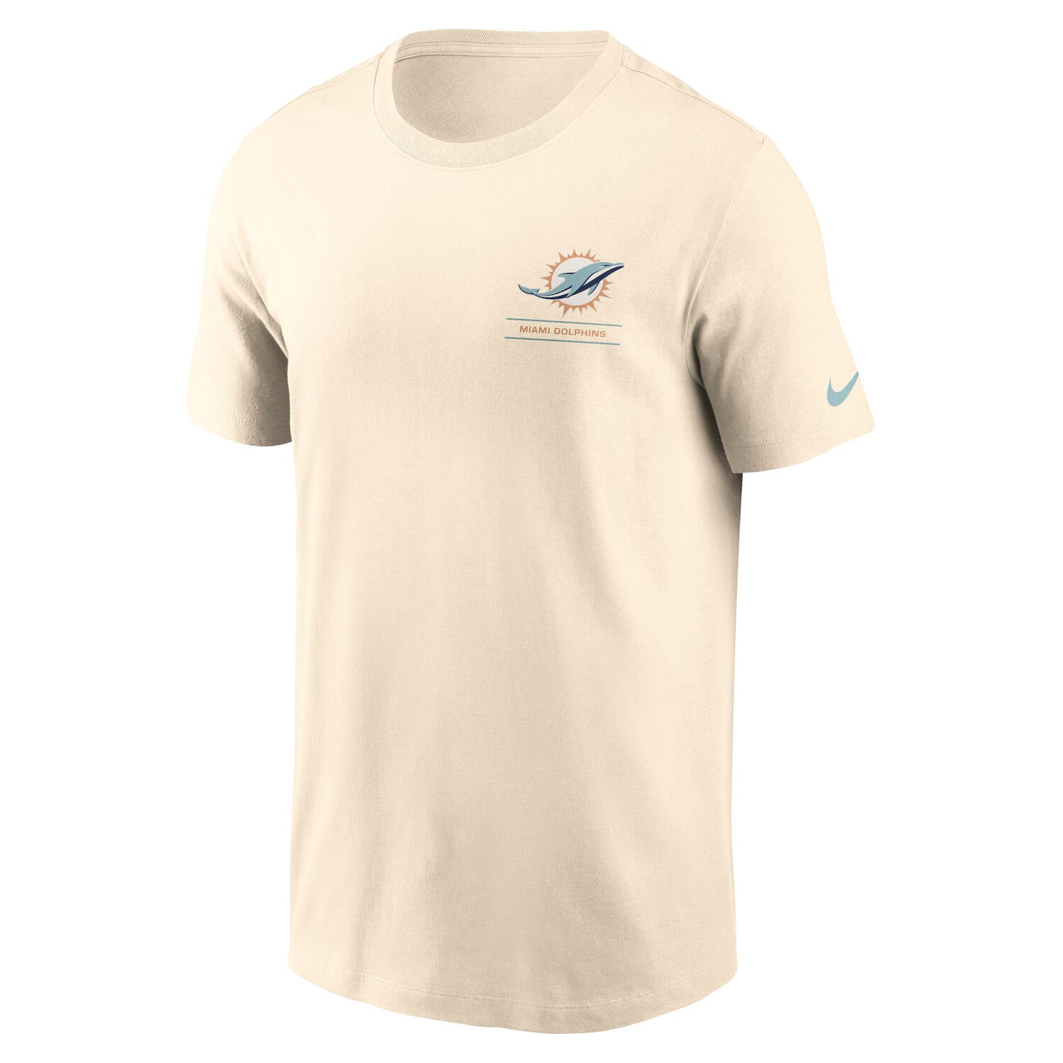 Miami Dolphins Nike Freestyle Backprint NFL T-Shirt Cream Beige