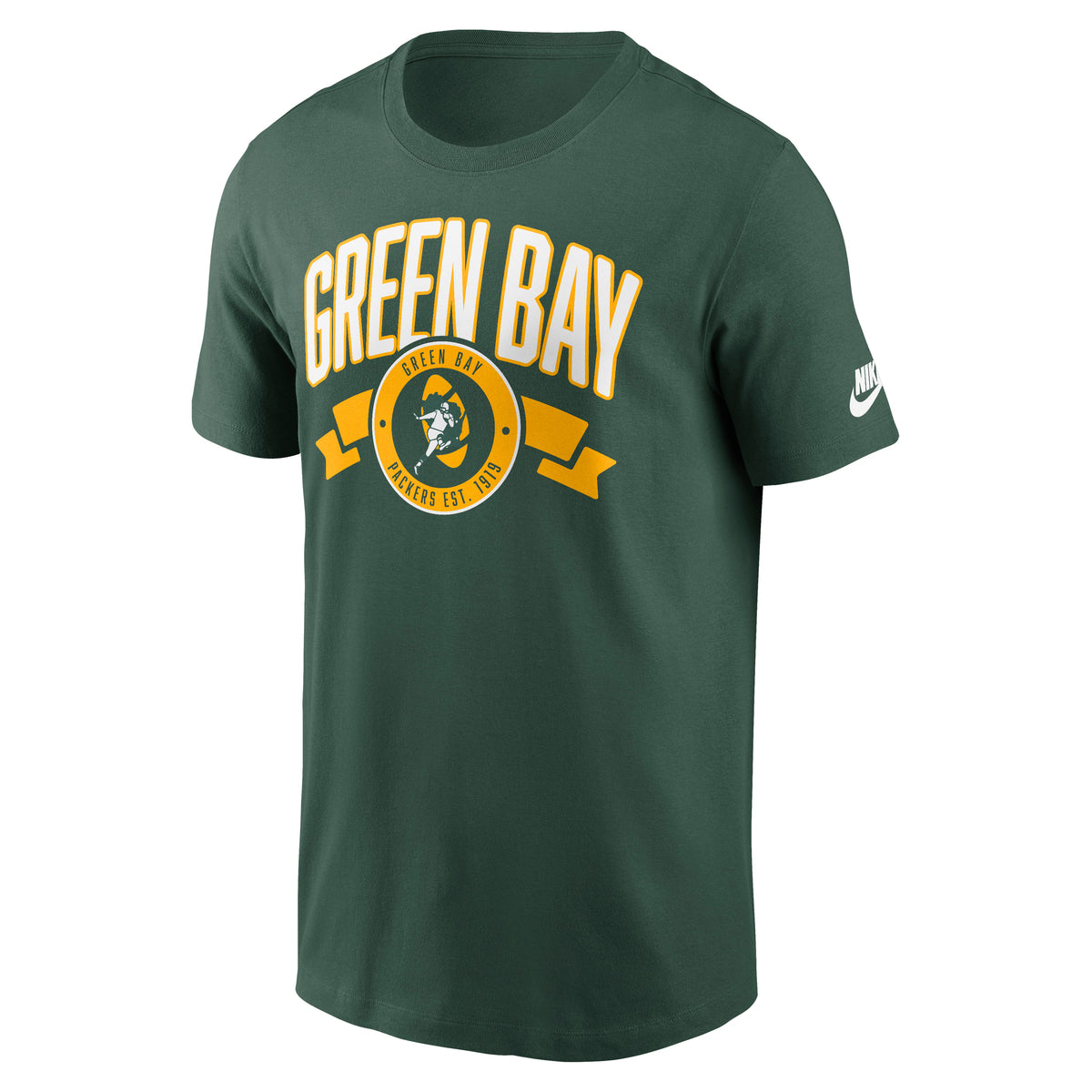 Green Bay Packers Nike Rewind Backprint Hit NFL T-Shirt Grün