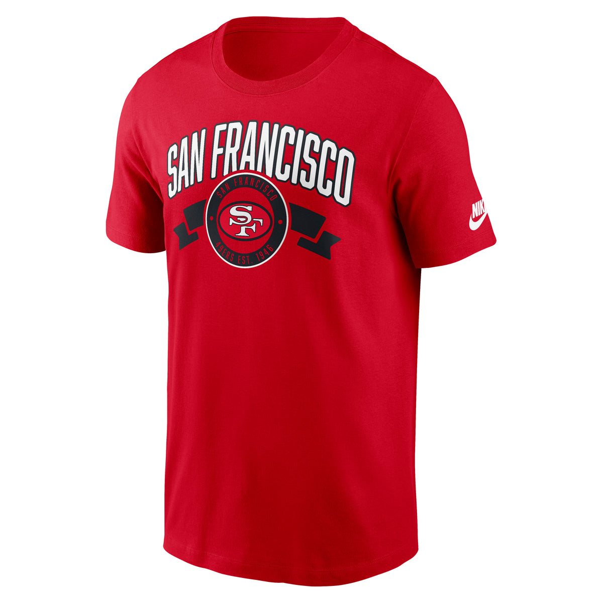 San Francisco 49ers Nike Rewind Backprint Hit NFL T-Shirt Rot