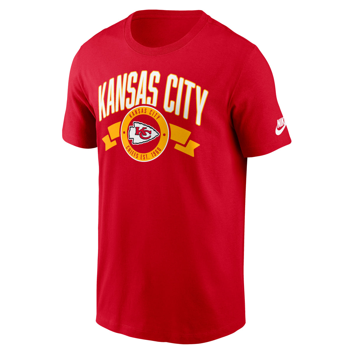 Kansas City Chiefs Nike Rewind Backprint Hit NFL T-Shirt Rot