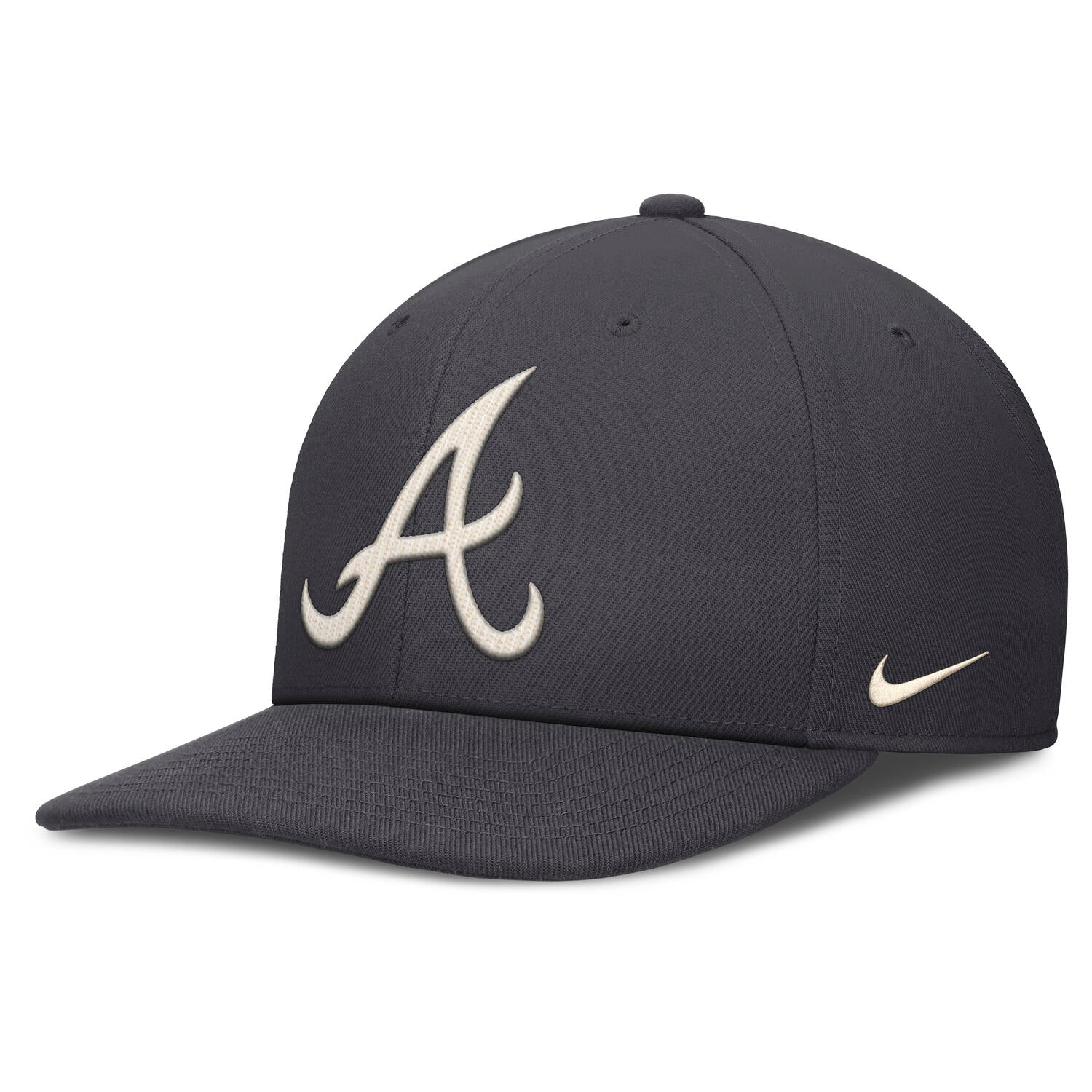Atlanta Braves Statement Collection Nike Dri-Fit Pro Structured Square Bill MLB Cap Grau - STADIUMDREAMS