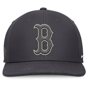 Boston Red Sox Statement Collection Nike Dri-Fit Pro Structured Square Bill MLB Cap Grau - STADIUMDREAMS
