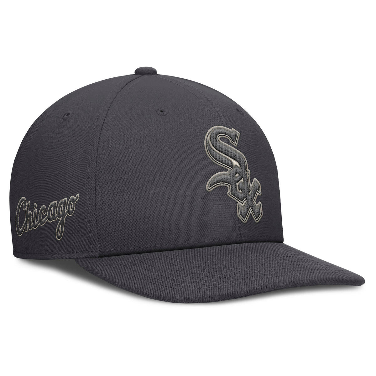 Chicago White Sox Statement Collection Nike Dri-Fit Pro Structured Square Bill MLB Cap Grau - STADIUMDREAMS